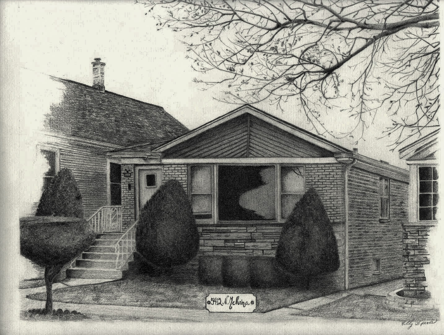 8x10 Graphite on Charcoal paper