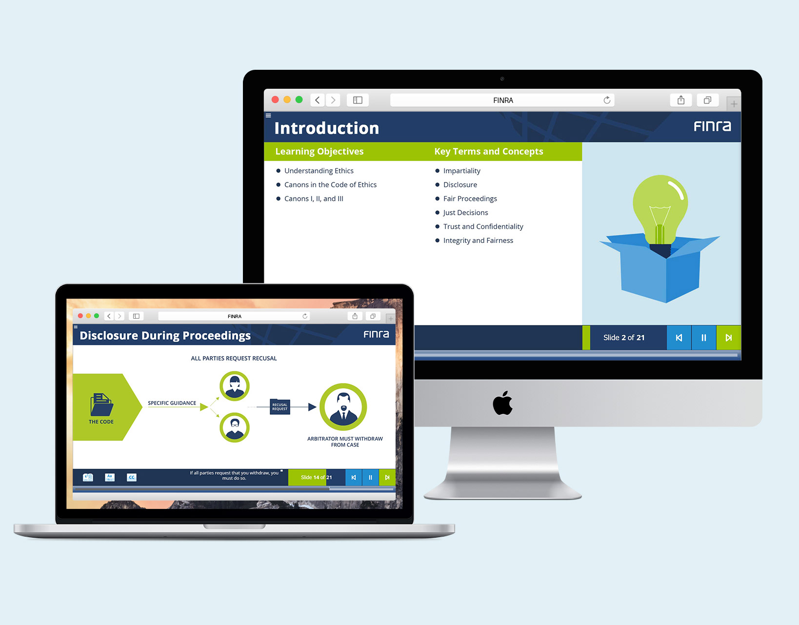 Collin Brideau FINRA eLearning Arbitration Course