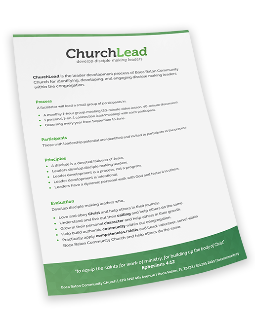 ChurchLead Handout