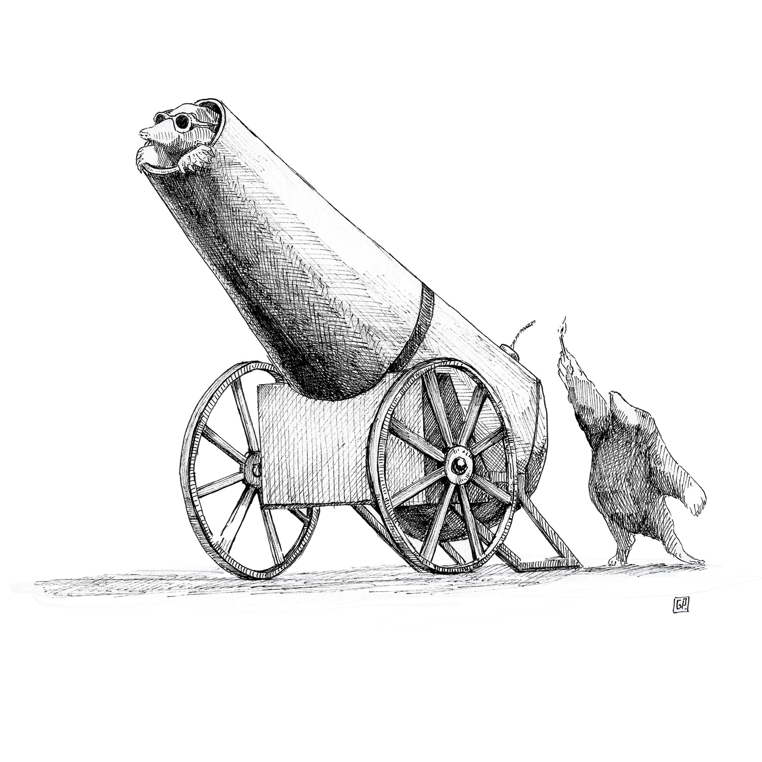 Throw - Inktober #9