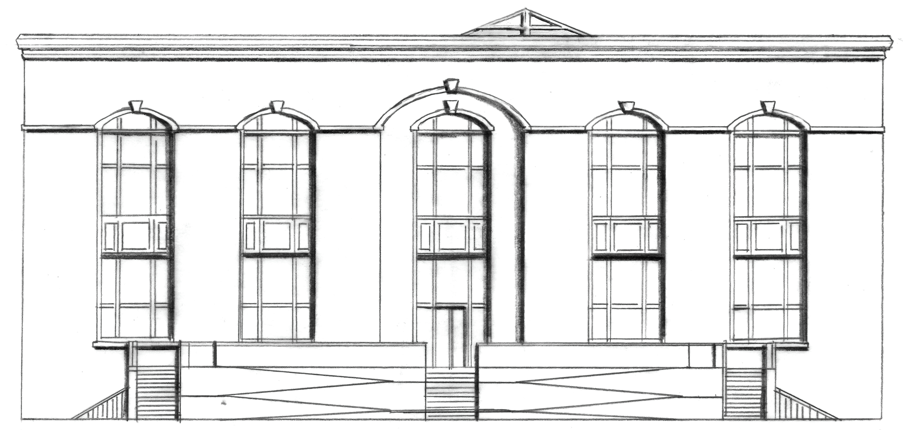 North Elevation - North Addition