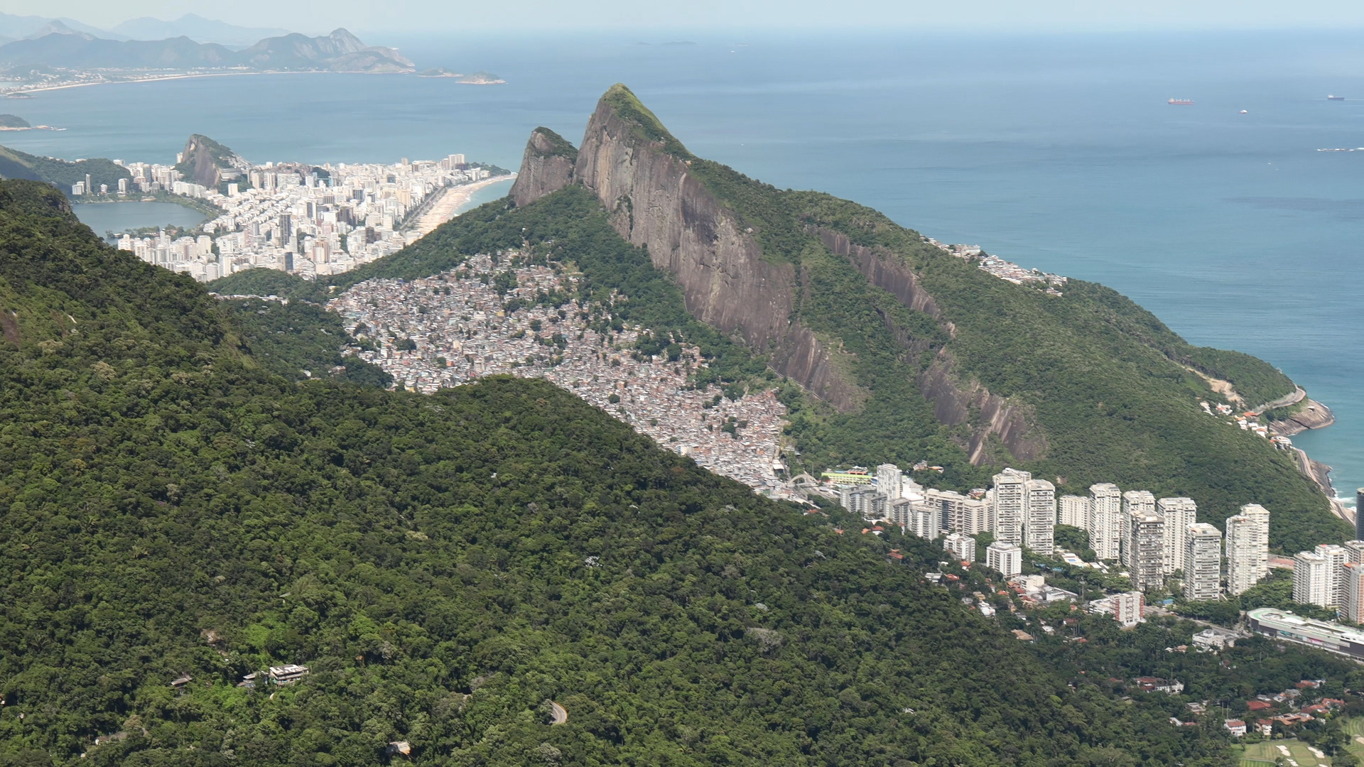 Rio de Janeiro seen from Pedra Bonita