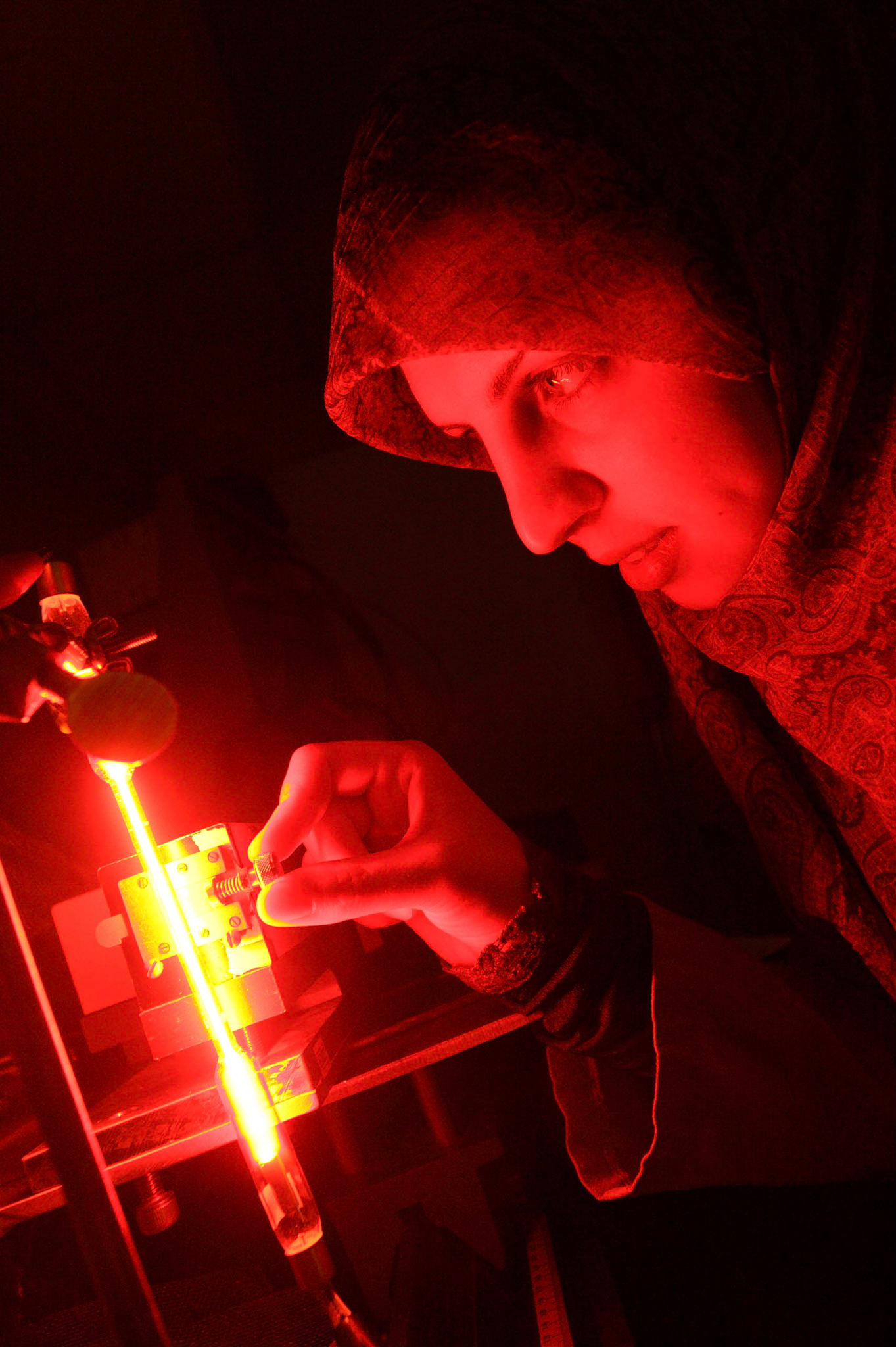 Particle physicist Racha Cheaib in 2009.  Dr. Cheaib is now a post-doc at UBC.