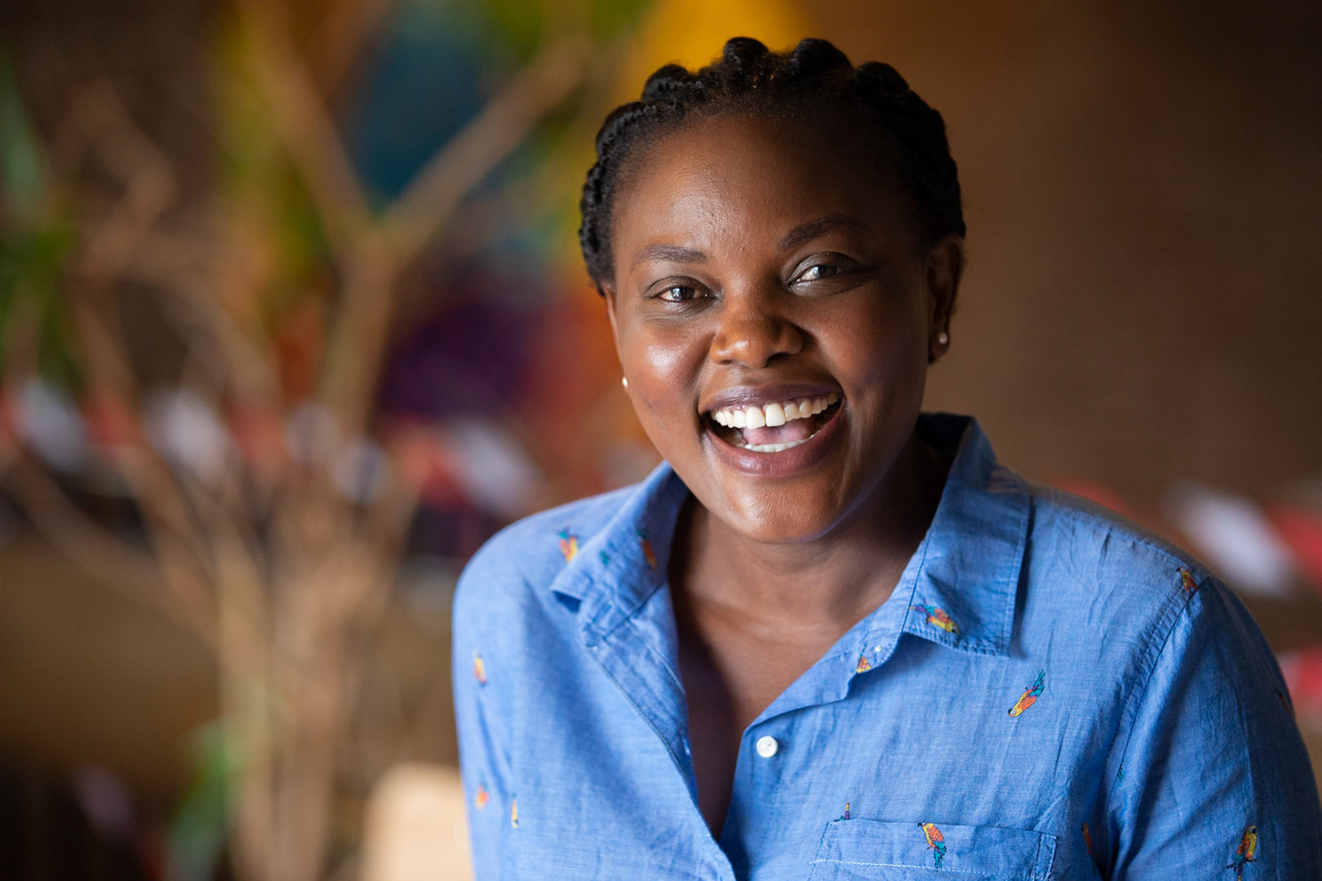 Milka Nyariro, a doctoral student in the Faculty of Education.  During the shoot in July 2018 she told me her son was named Owen.  Classy choice! 