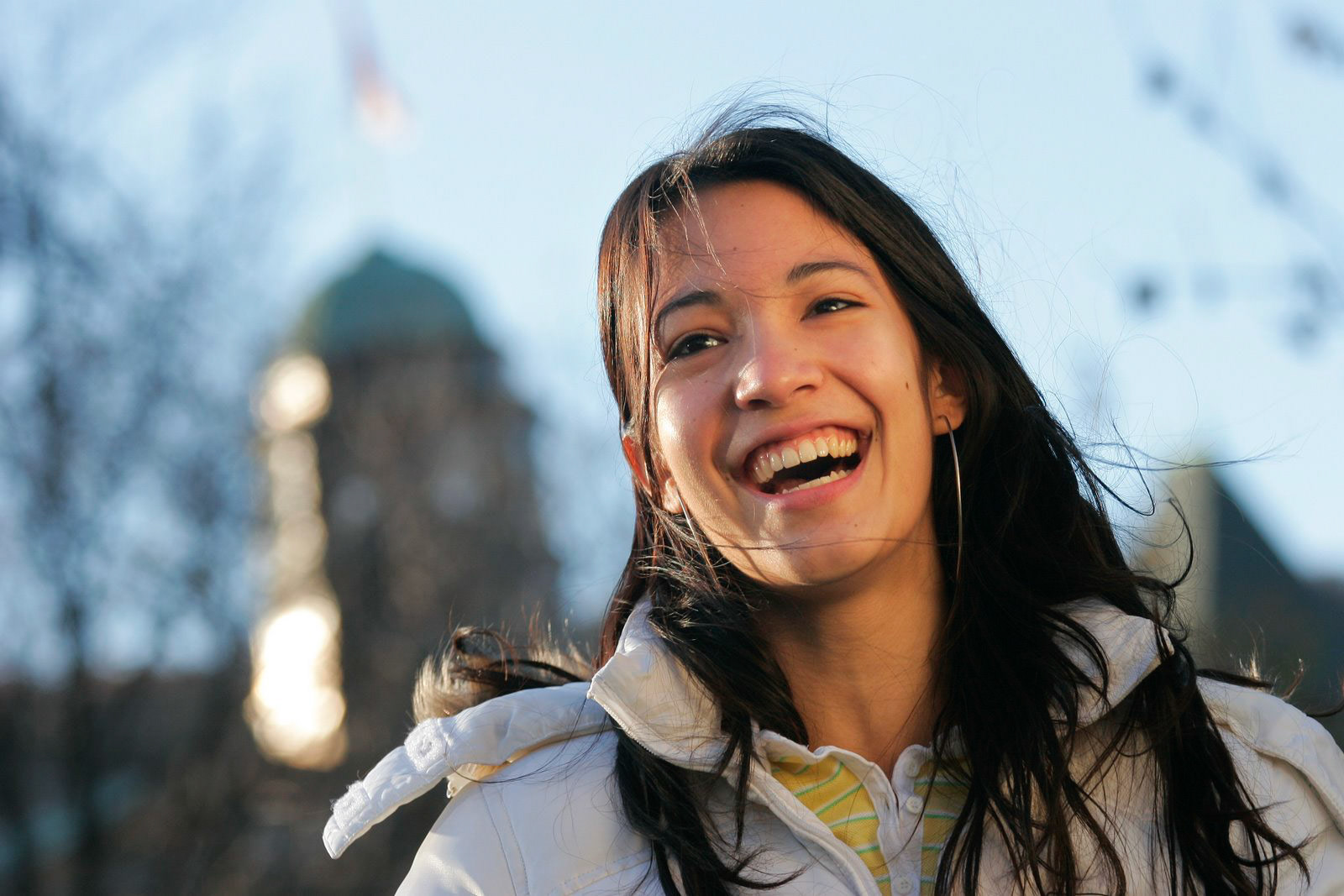 I don't know this person's name. - if you do please let me know.  This photos was used on the cover of the Convocation program, if memory serves. Shot in November 2005 for McGill's "Facts Brochure."