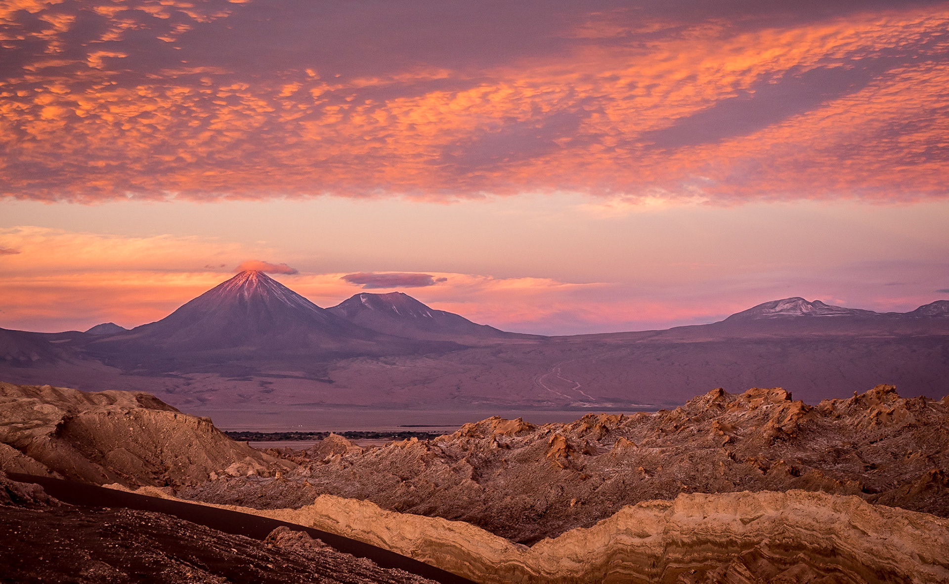Sunsetting on Lincancabur