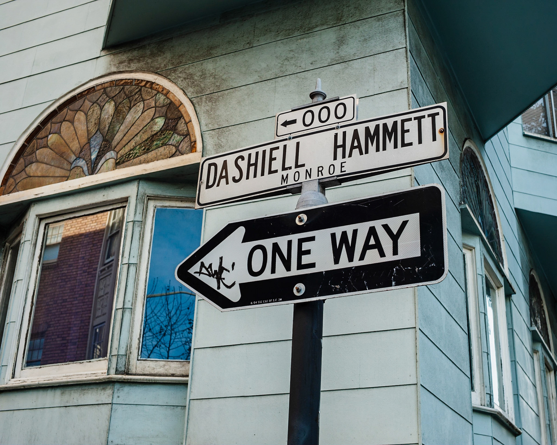 Dashiell Hammett Street, Downtown San Francisco, 2011