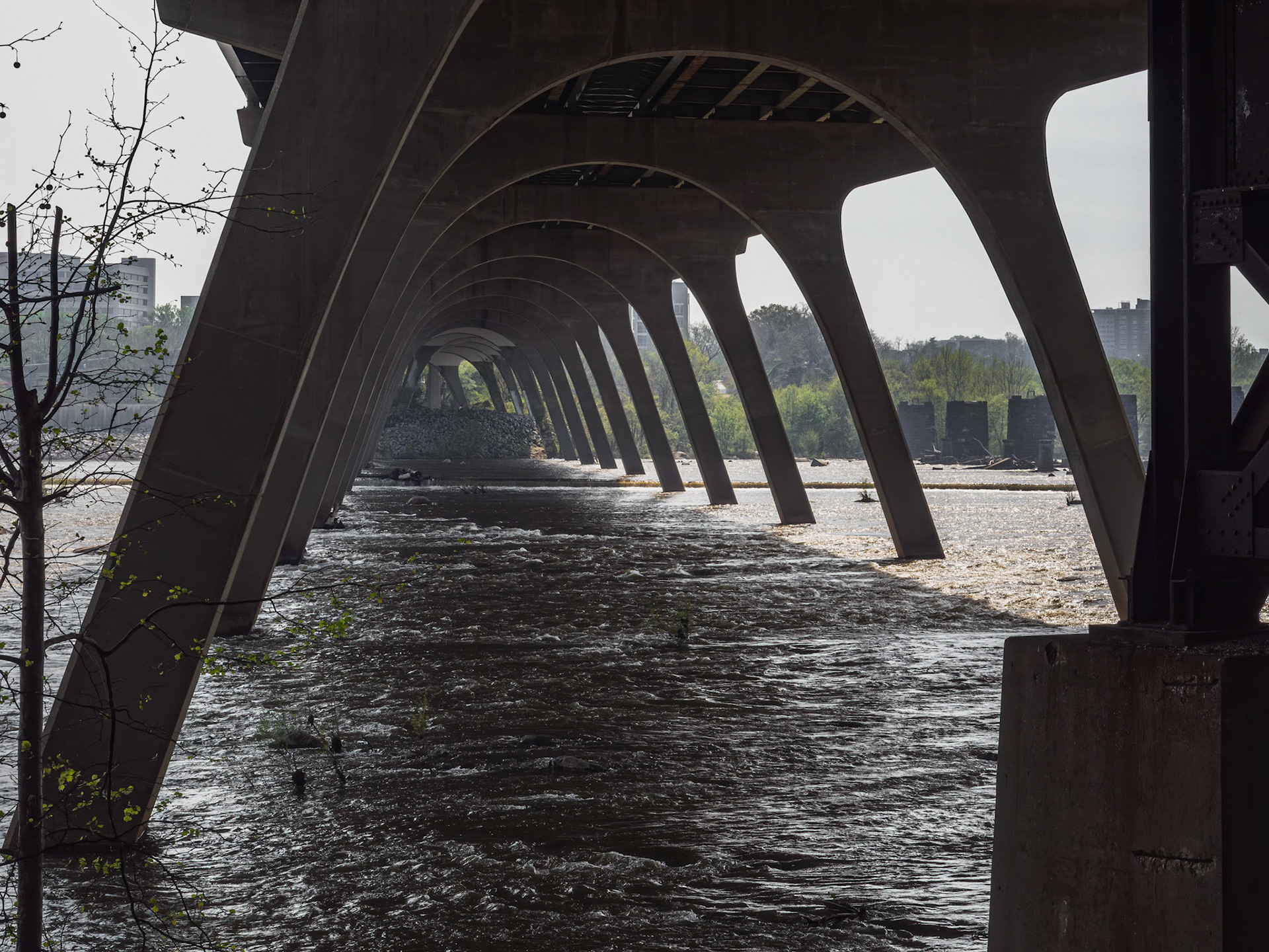The James River, Richmond, 2017