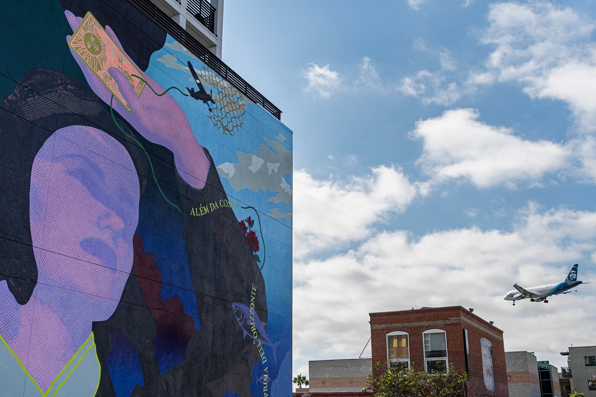 Two Airplanes, Kettner Blvd, Little Italy, San Diego, 2019