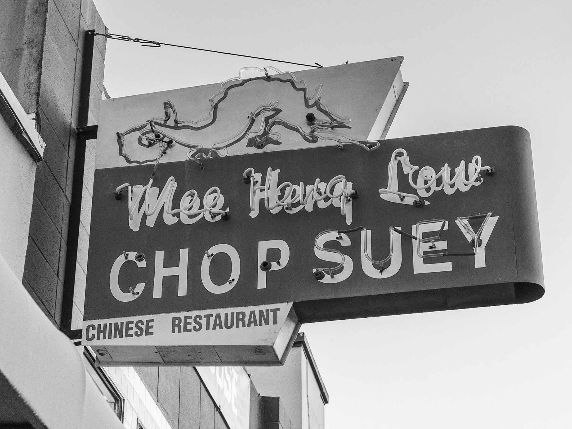 Mee Heng Low Chop Suey Sign, San Luis Obispo, 2019