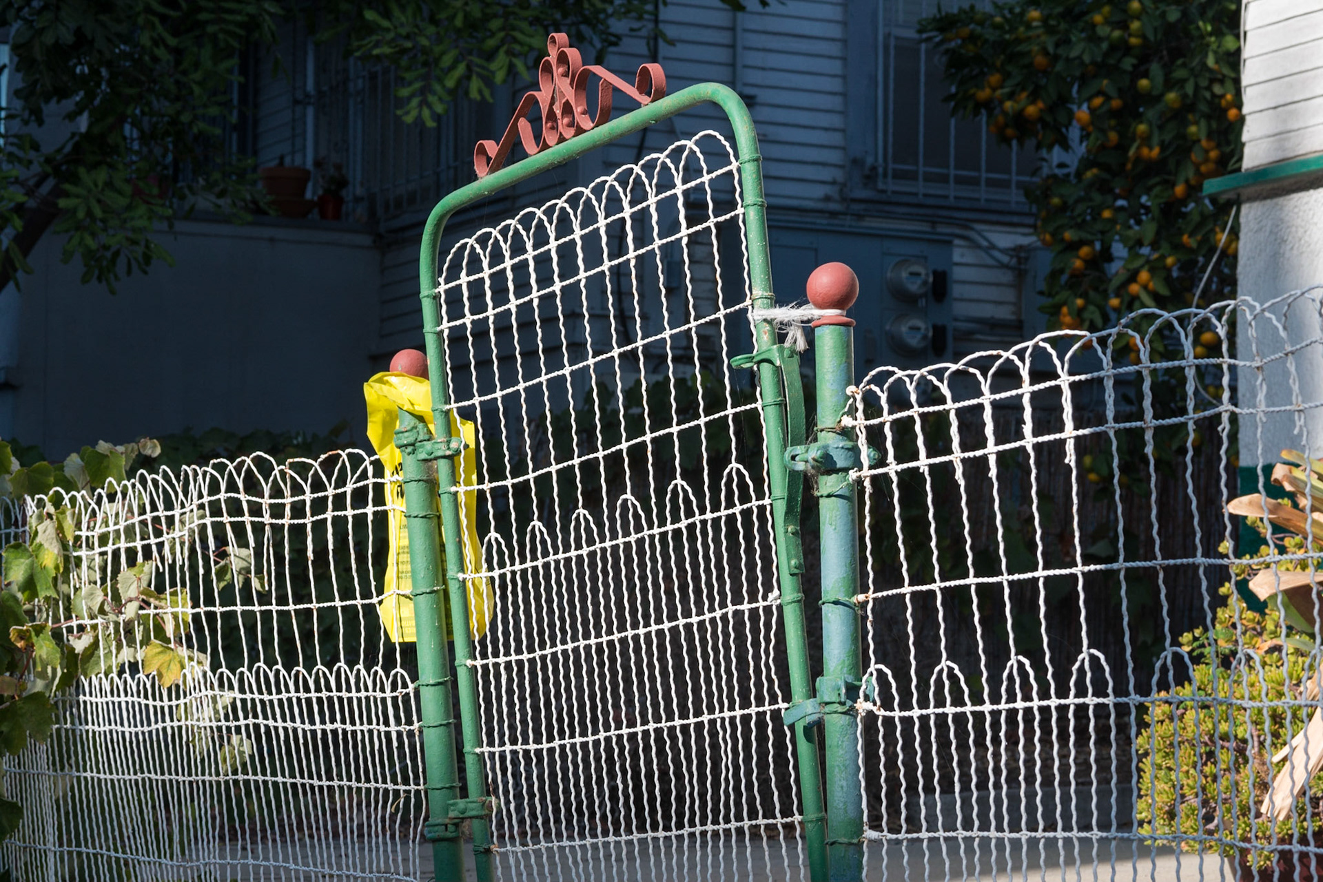Green Gate, Along Kettner Blvd, Little Italy, San Diego, 2014