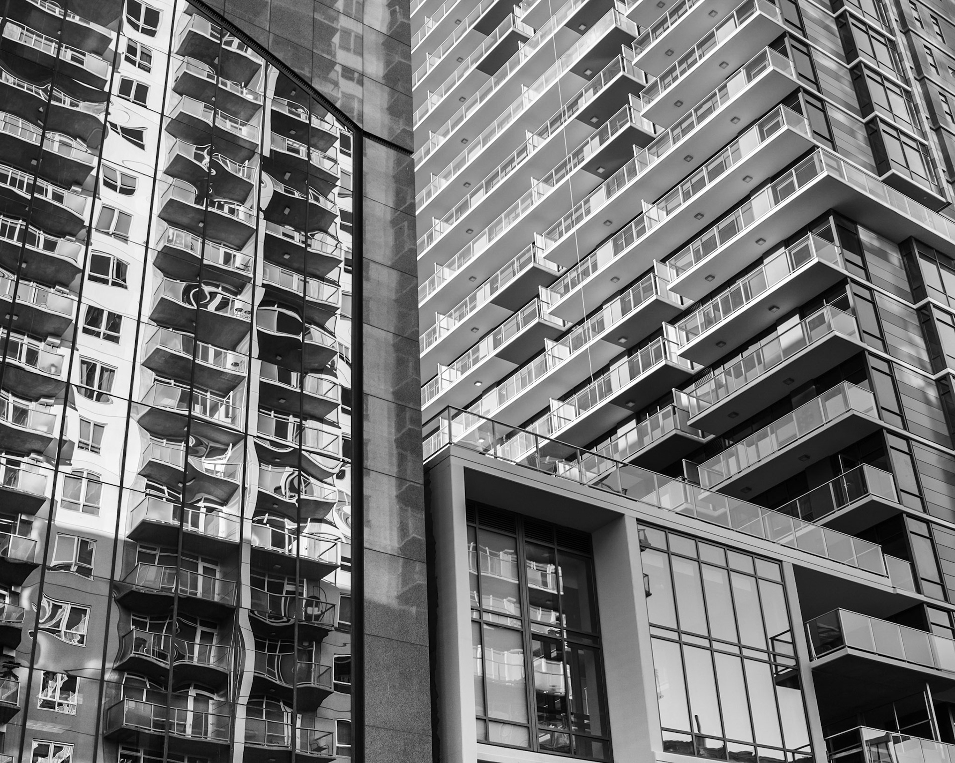 Apartment Buildings, Kettner Blvd, Little Italy, San Diego, 2013