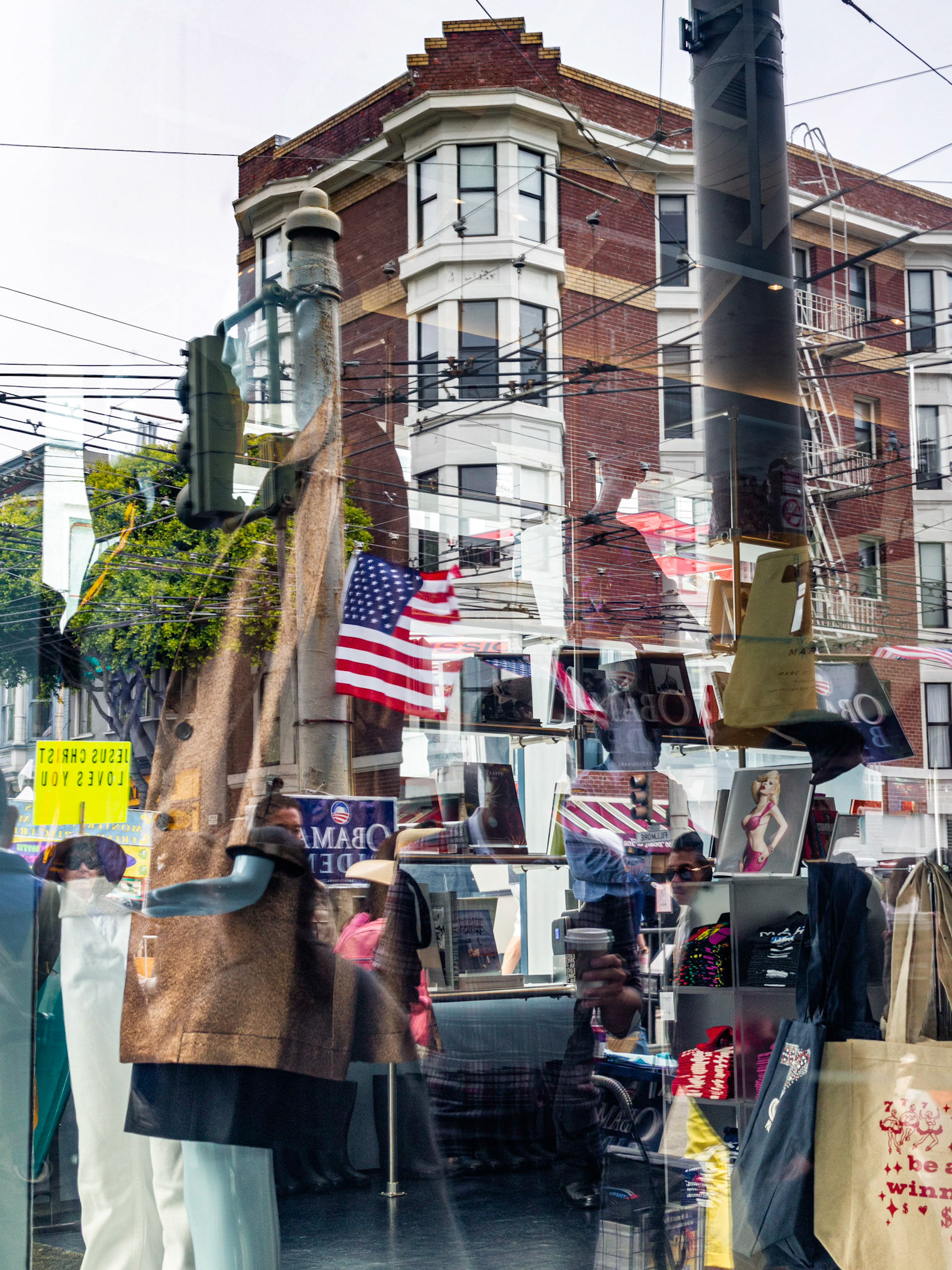 Fillmore Street Fair Reflection, San Francisco, 2012
