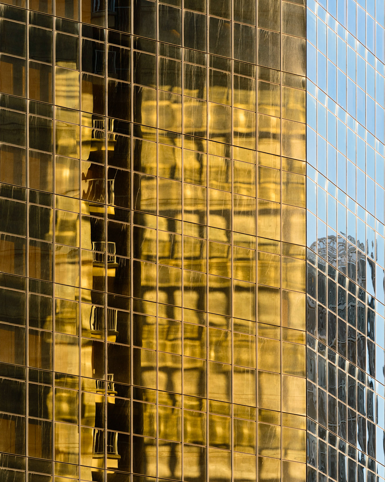 Golden Reflection, Little Italy, San Diego, 2015