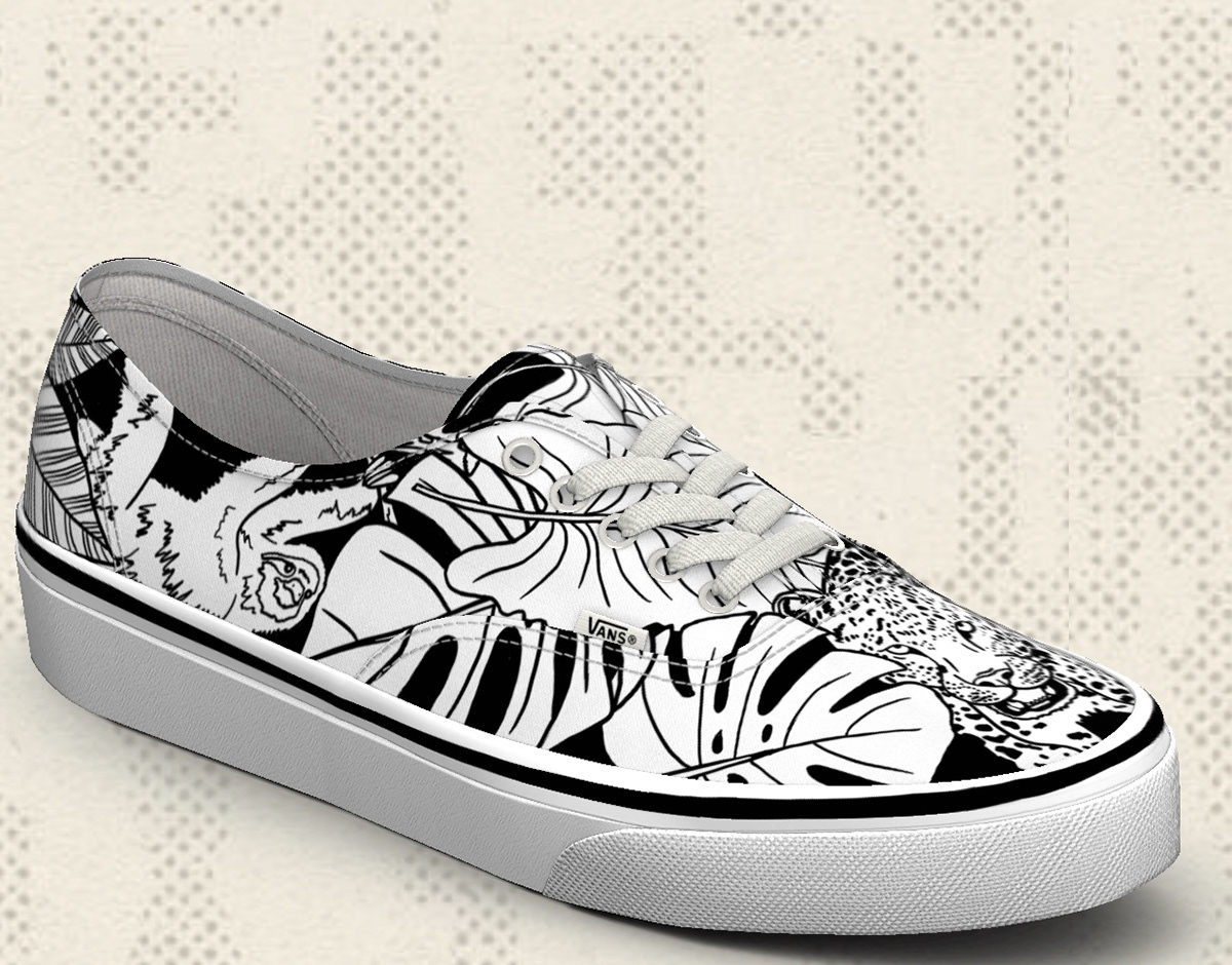Vans shoe design concept #2 for the Vans Custom Culture Contest.