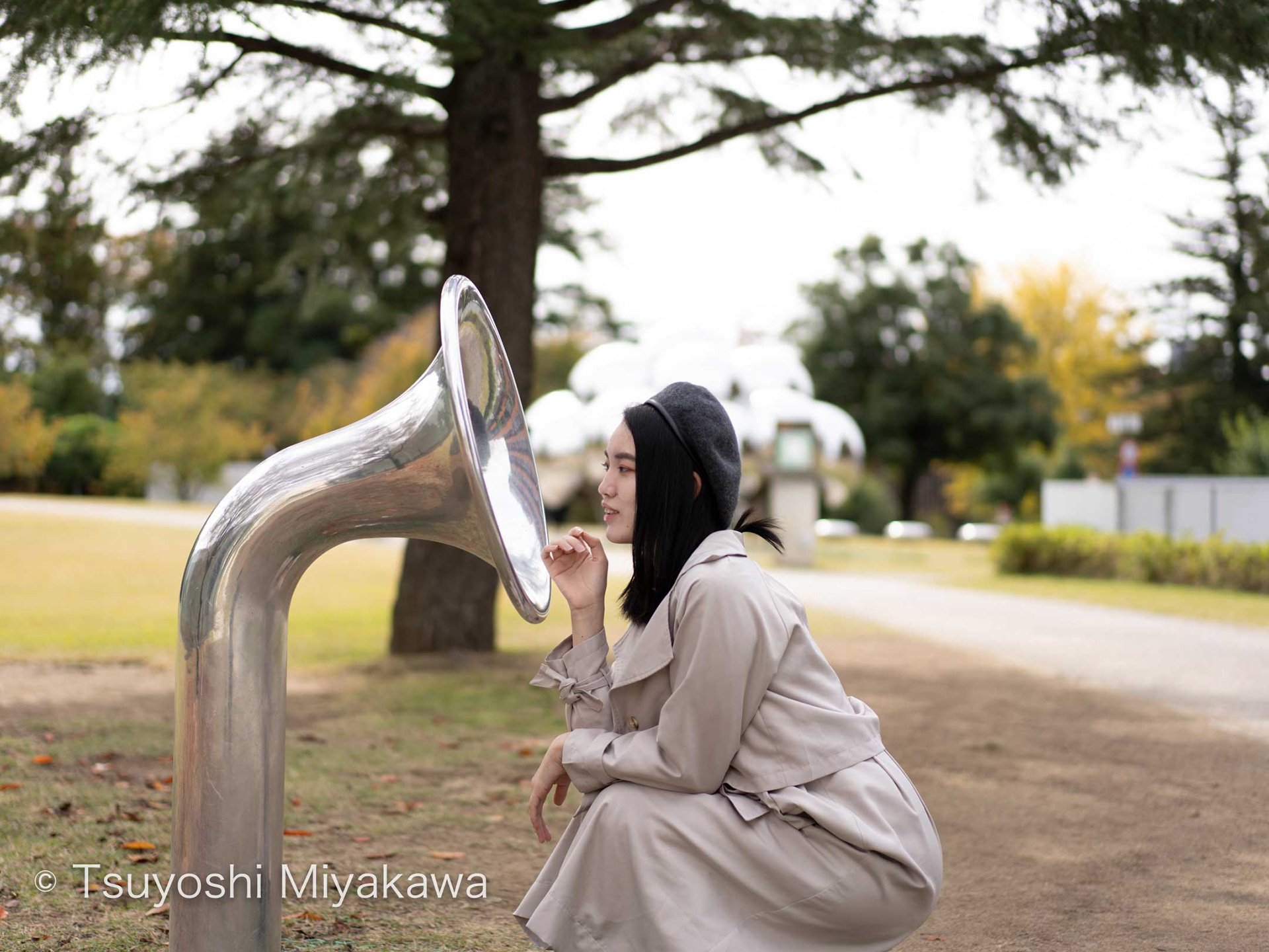 21世紀美術館でのポートレート例