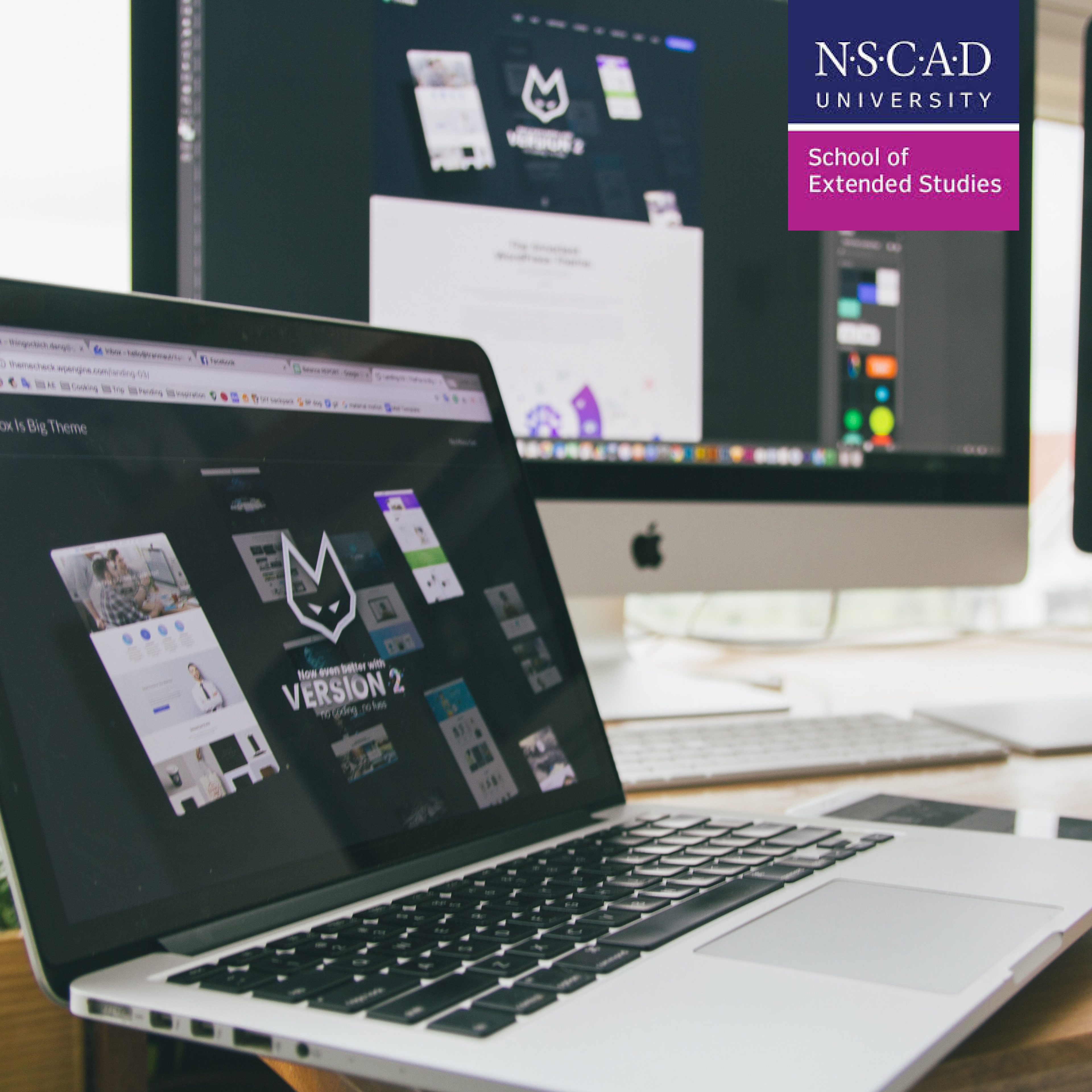 Instagram Advertisement for Indesign (two computers)