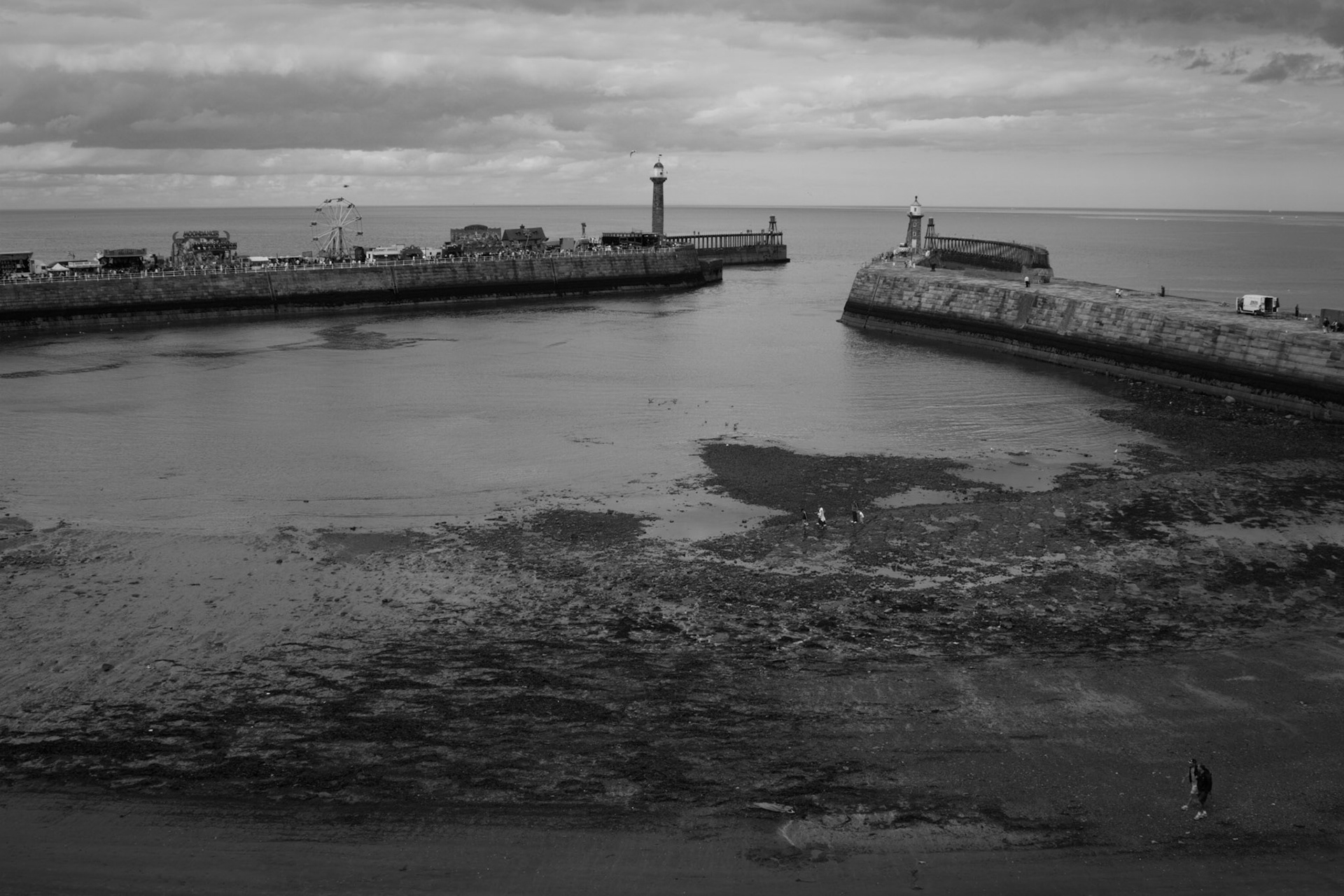 Whitby Pier and Harbour in England