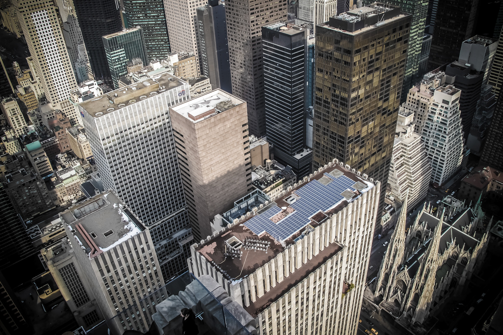 New York City Skyline during Sunset or Dusk