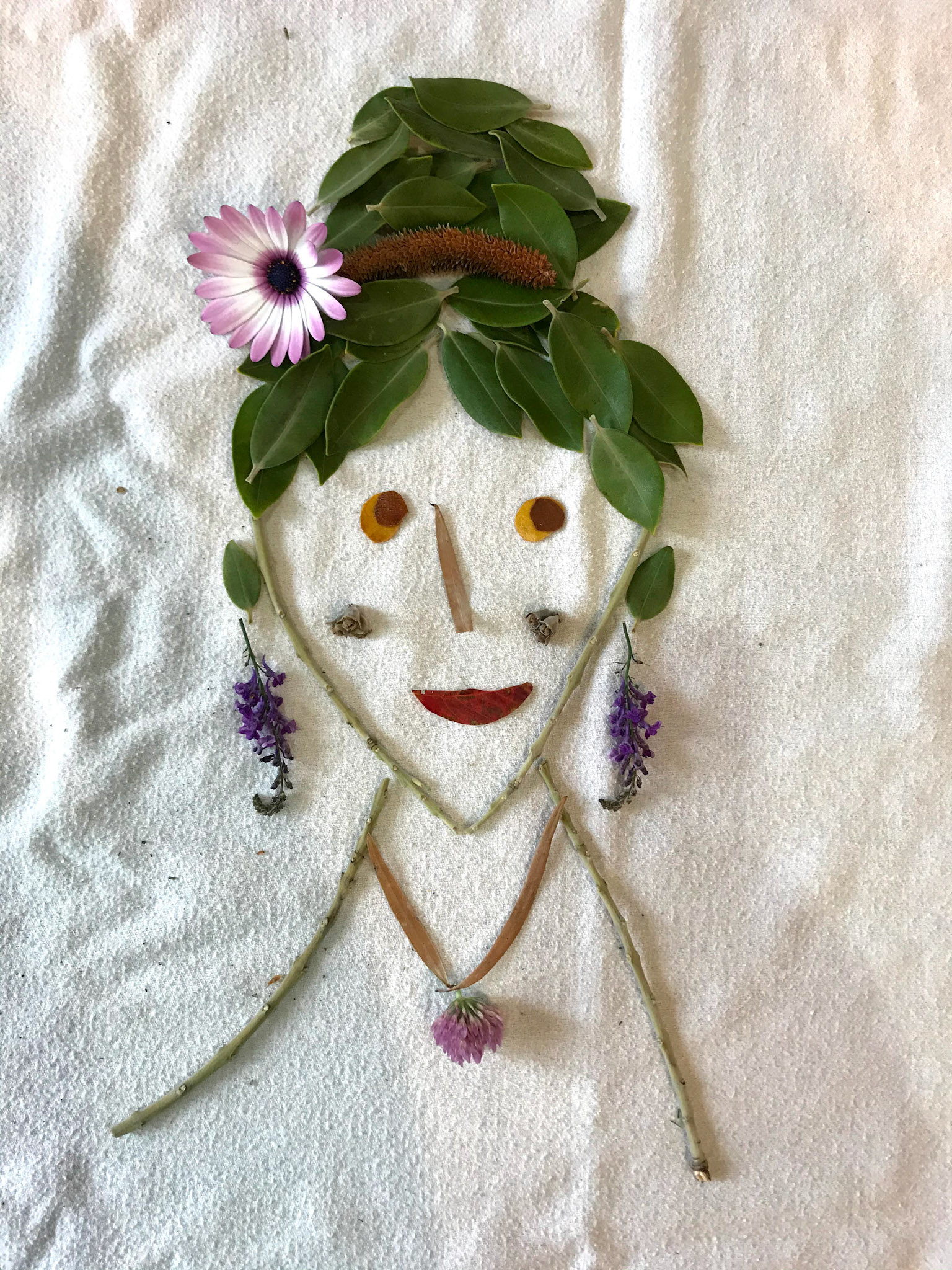 Danika's leaf portrait