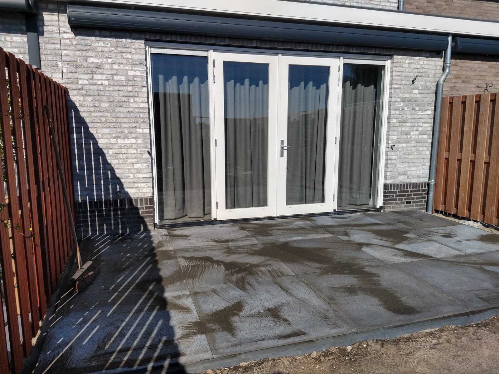 Foto 4: Eindresultaat vanaf links gezien