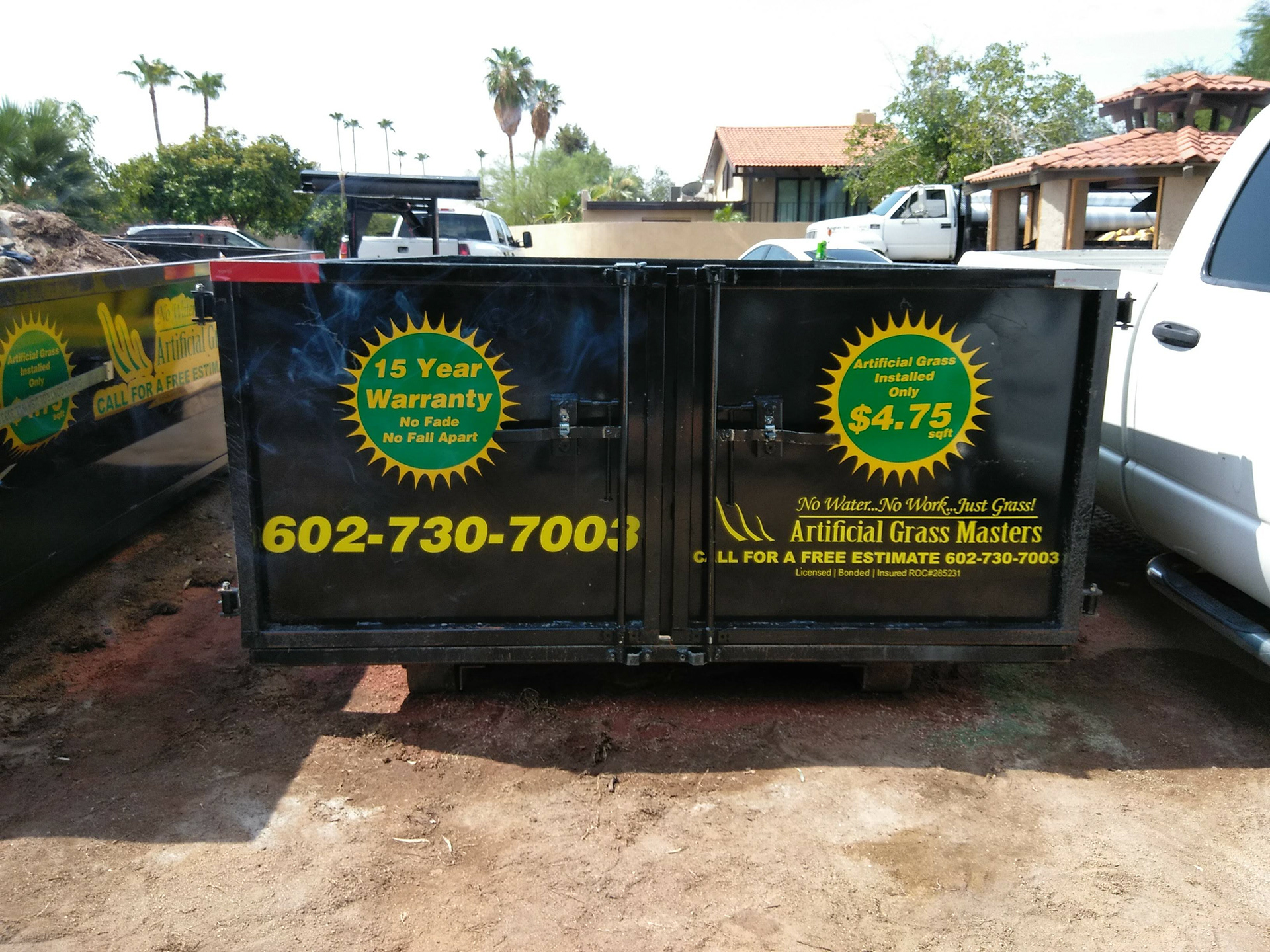 Dumpster Vinyl Rear