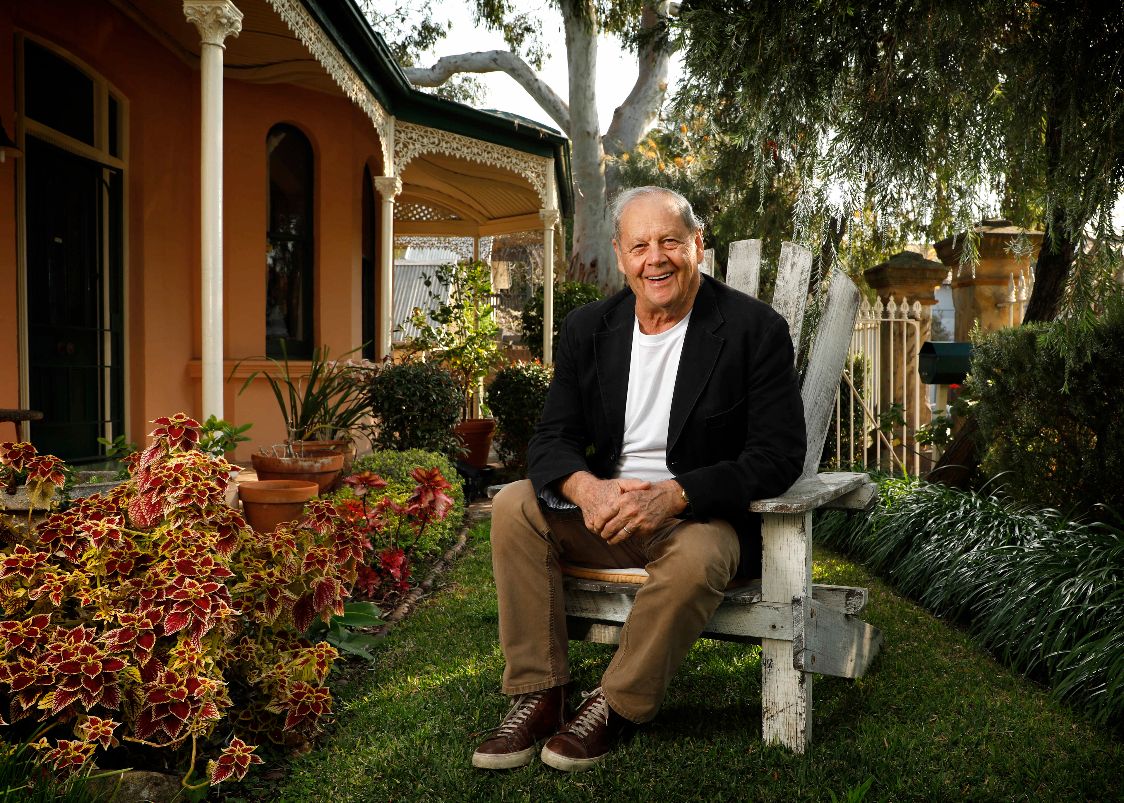 Movie Director Bruce Beresford at his home. Bruce is launching his new film "Ladies in Black". Photo © Chris Pavlich for the Australian
