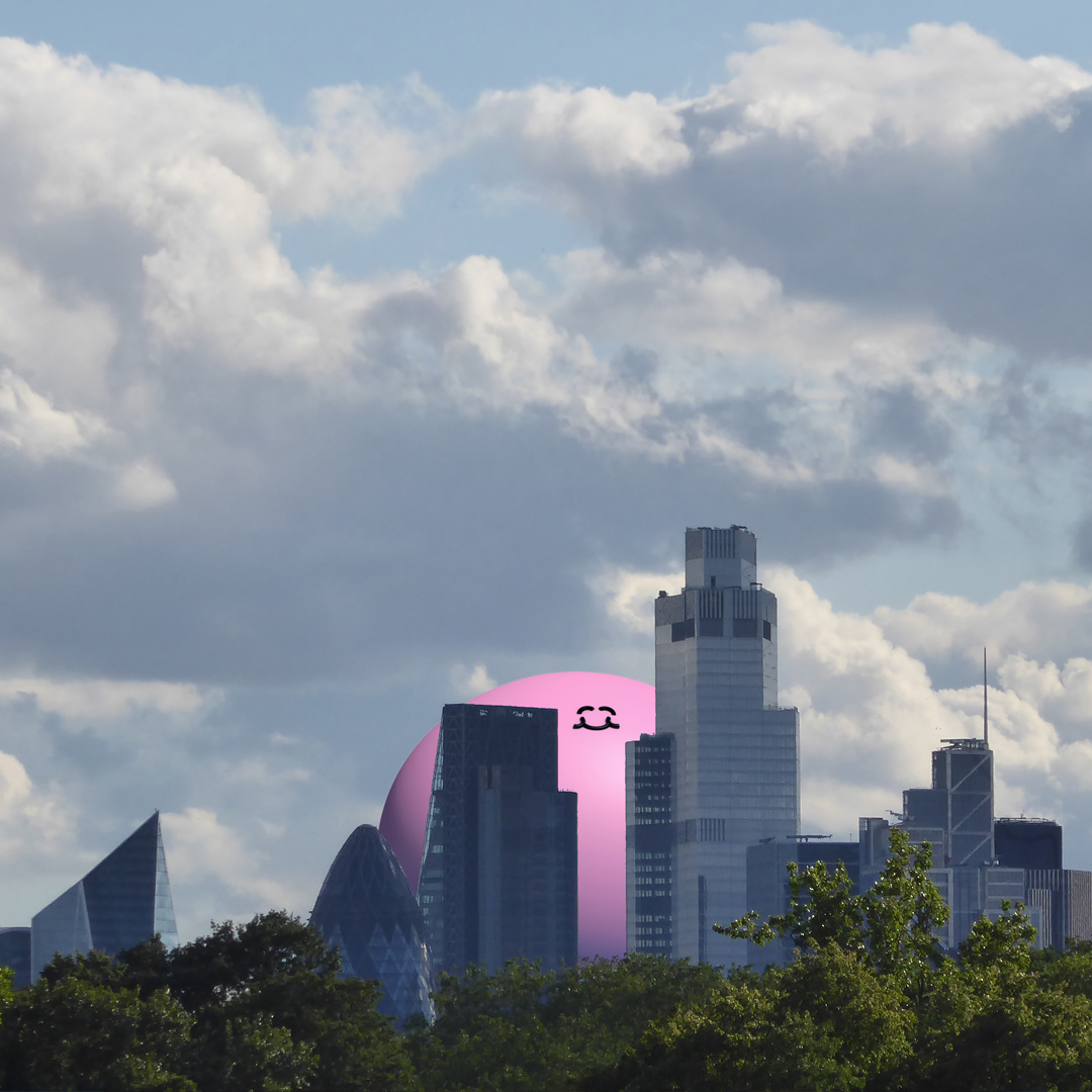 a bit blob in london city