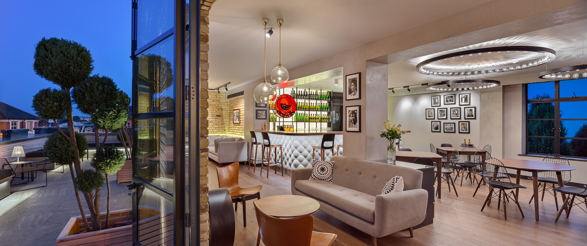 Twickenham Film Studios - Private Member's Club. Photography by Marcin Noga.