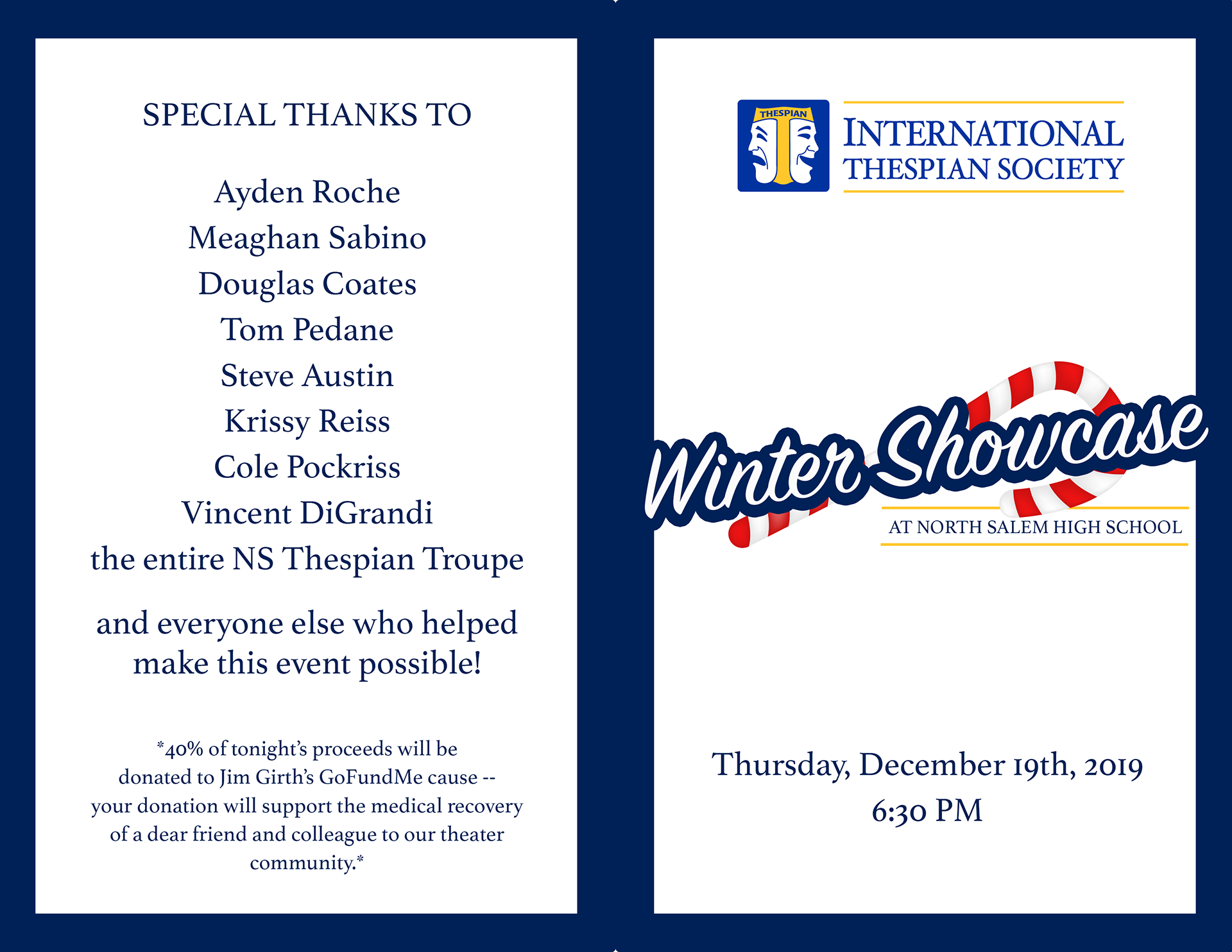 Event Program (Exterior)
