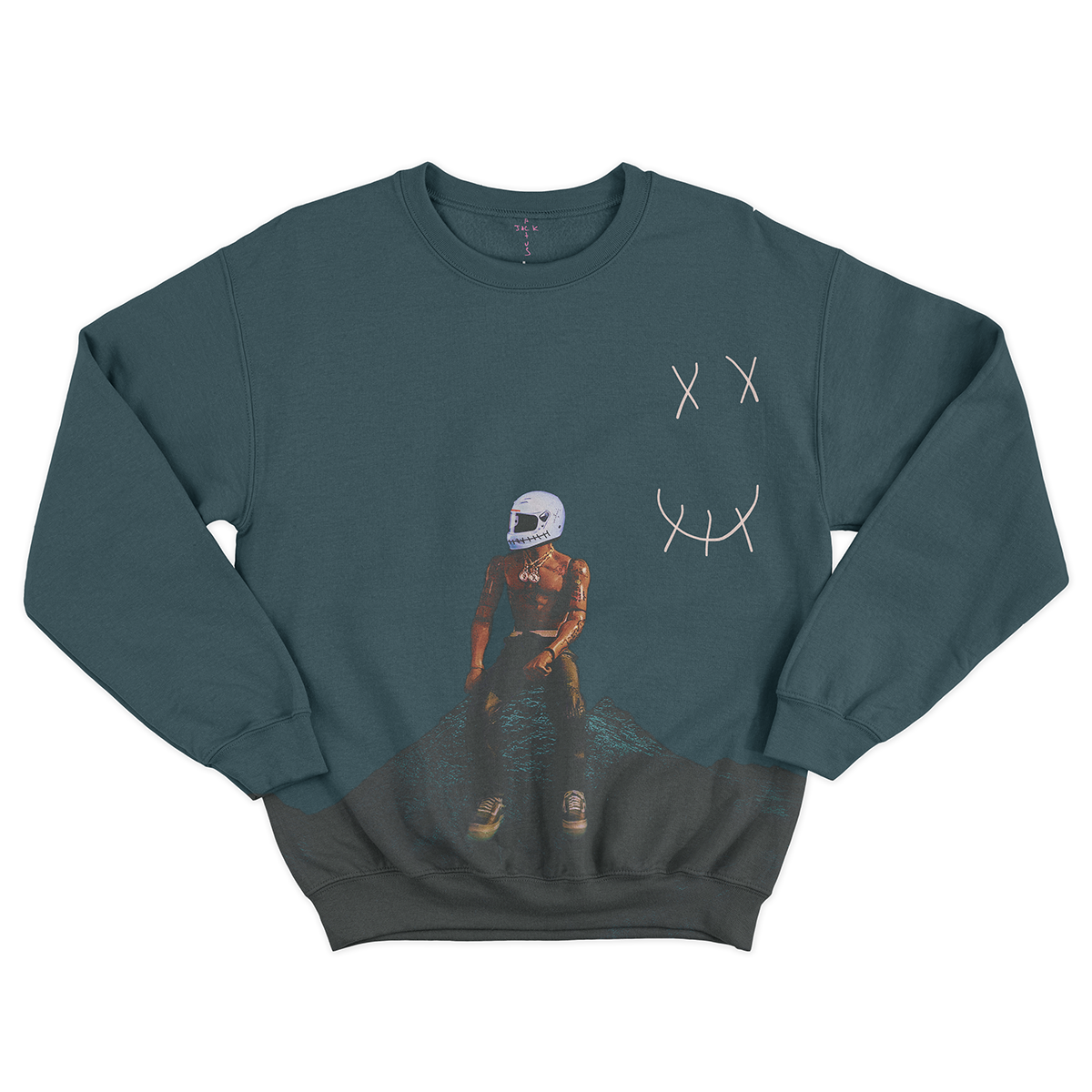 orange bleach dye shirt