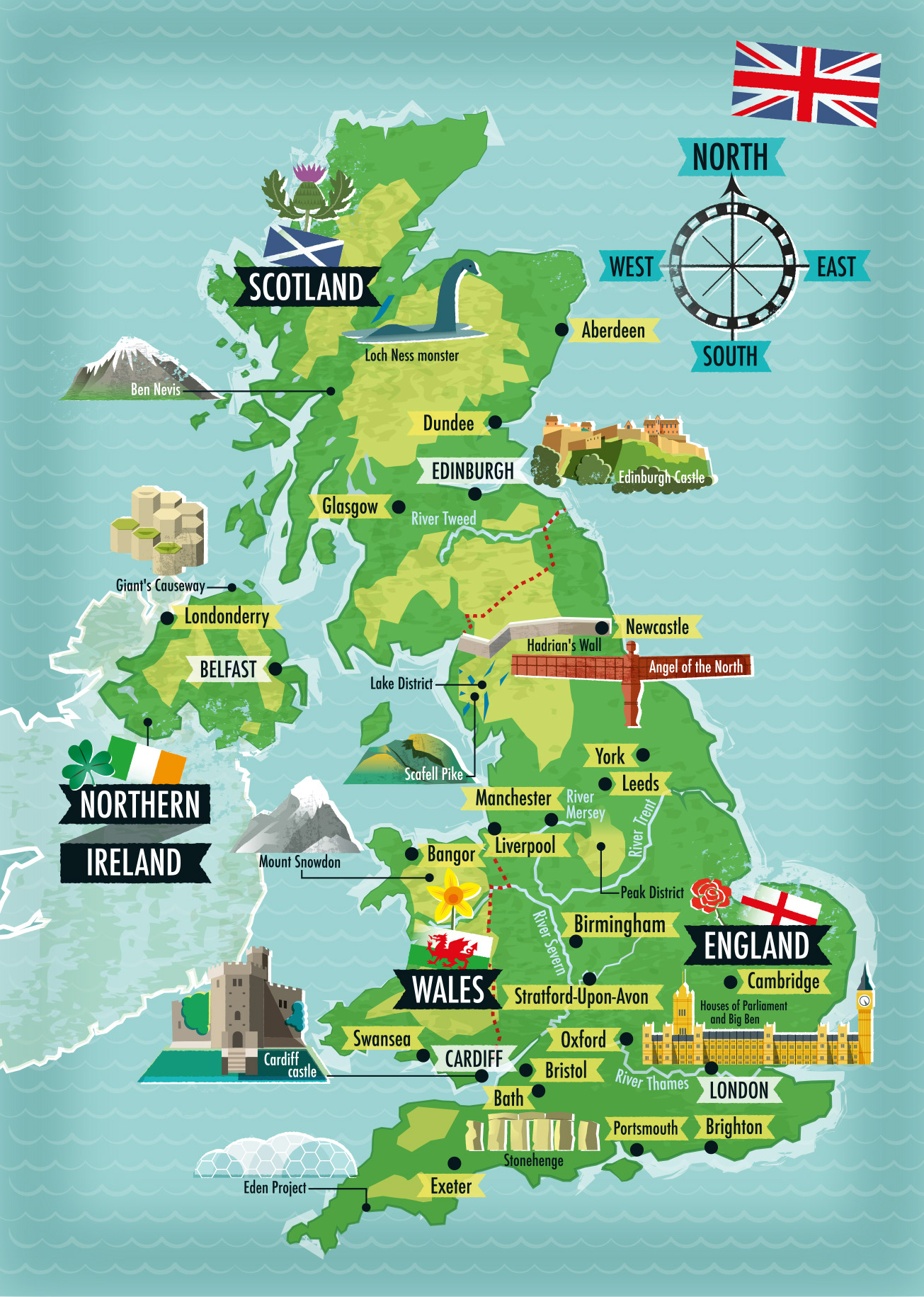 Oxford University Middle Age Map