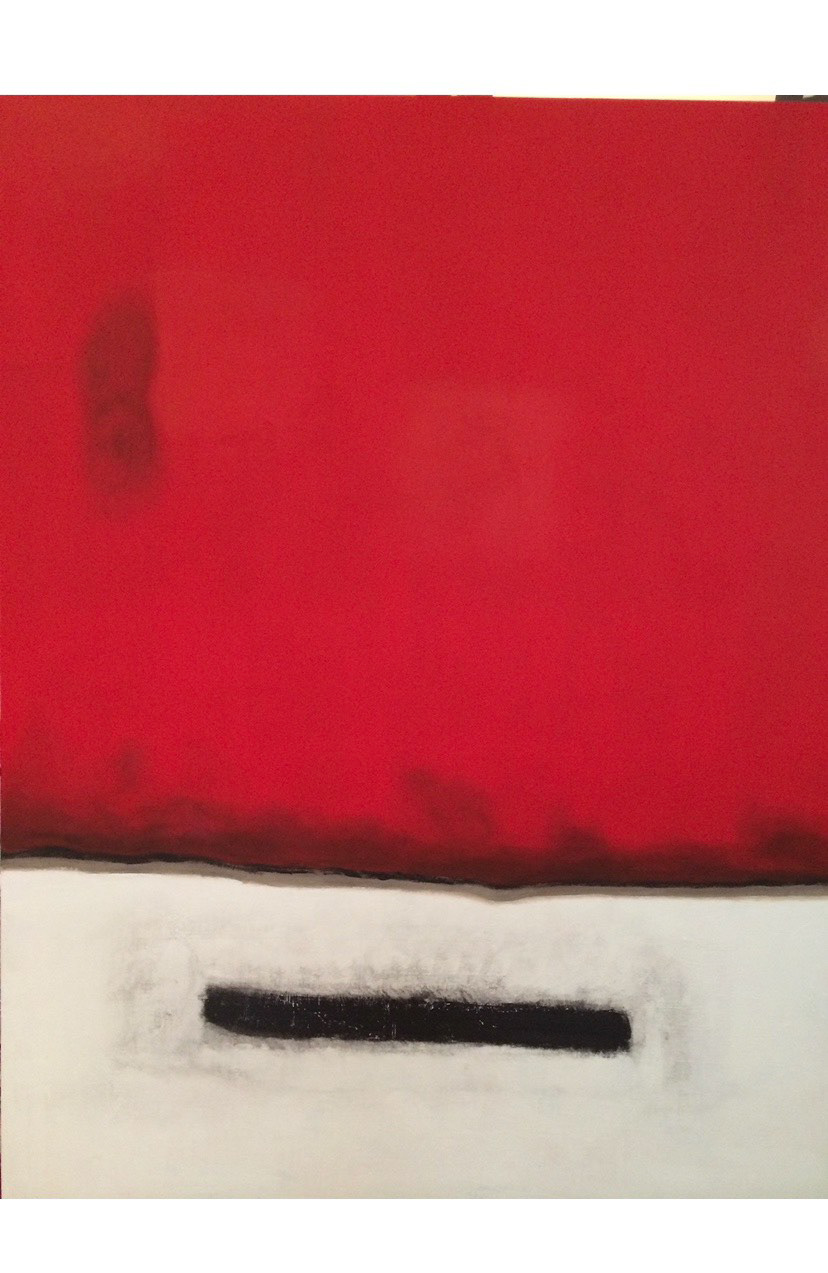 Deep Red | Acrylic on canvas | 36 x 48 in 2019.