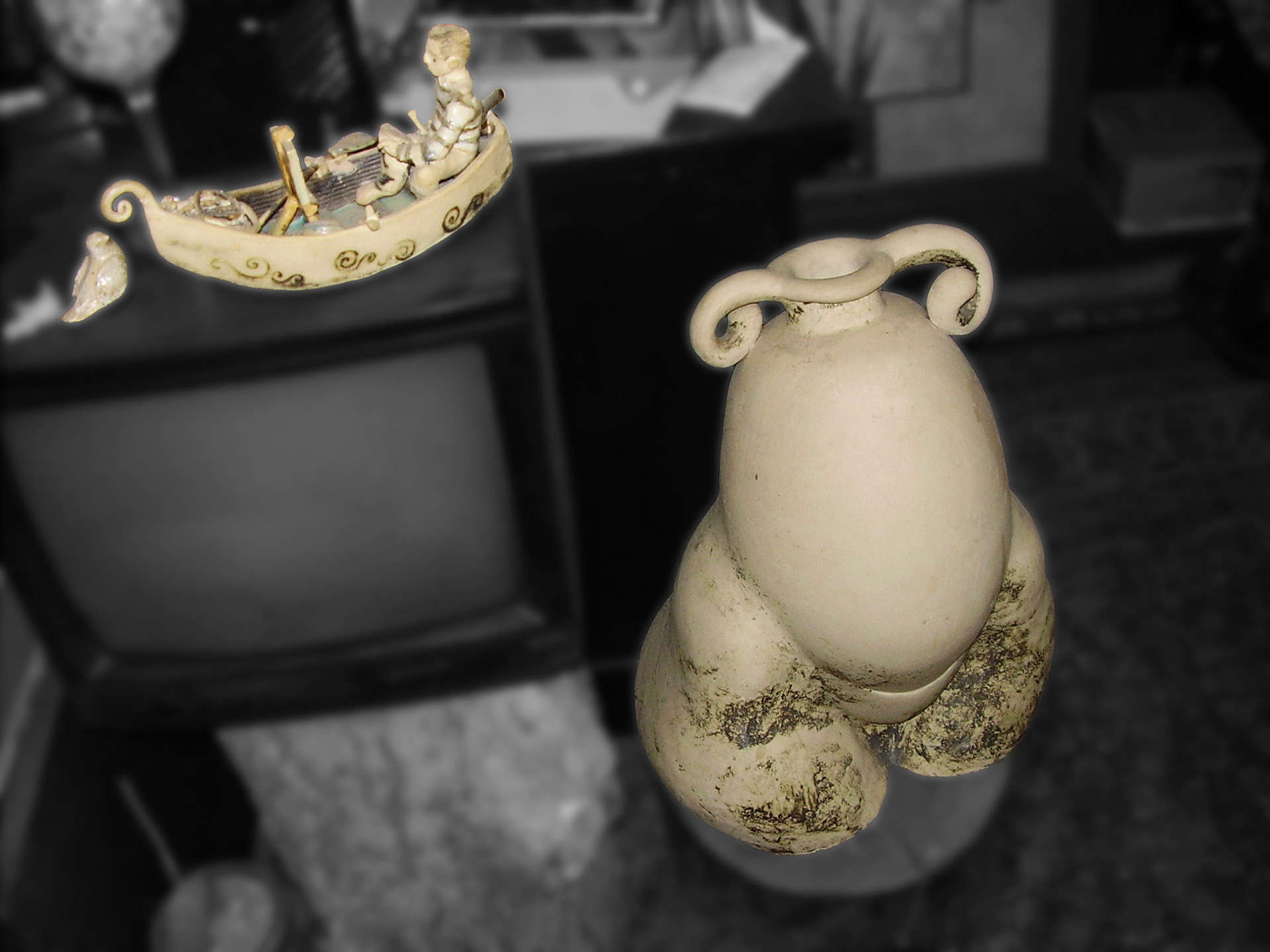 stoneware, oxides