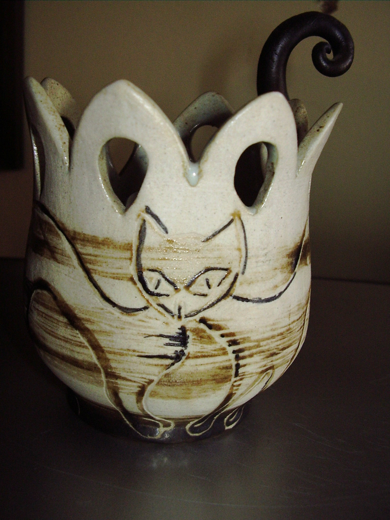 stoneware, engobe, glaze