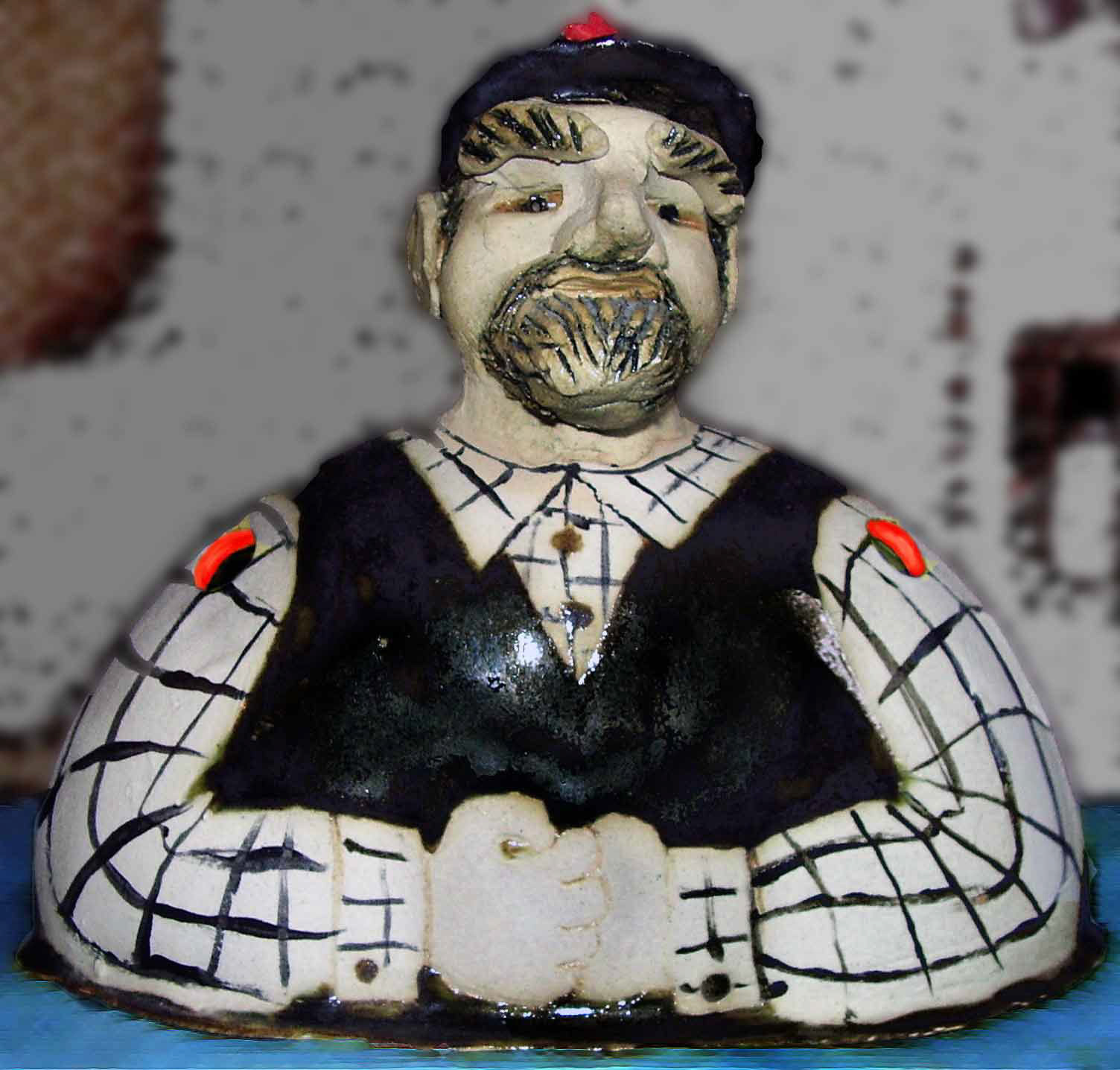 stoneware, engobe, glaze