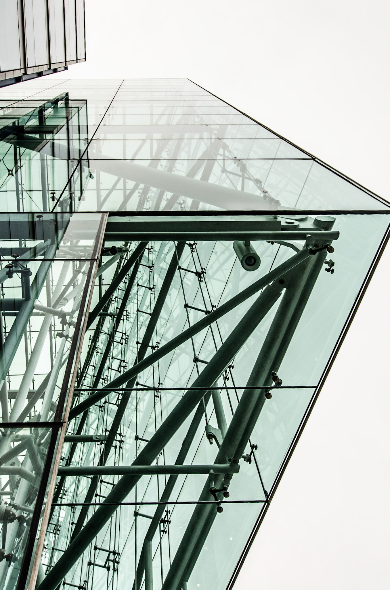 Glass, angles and lines