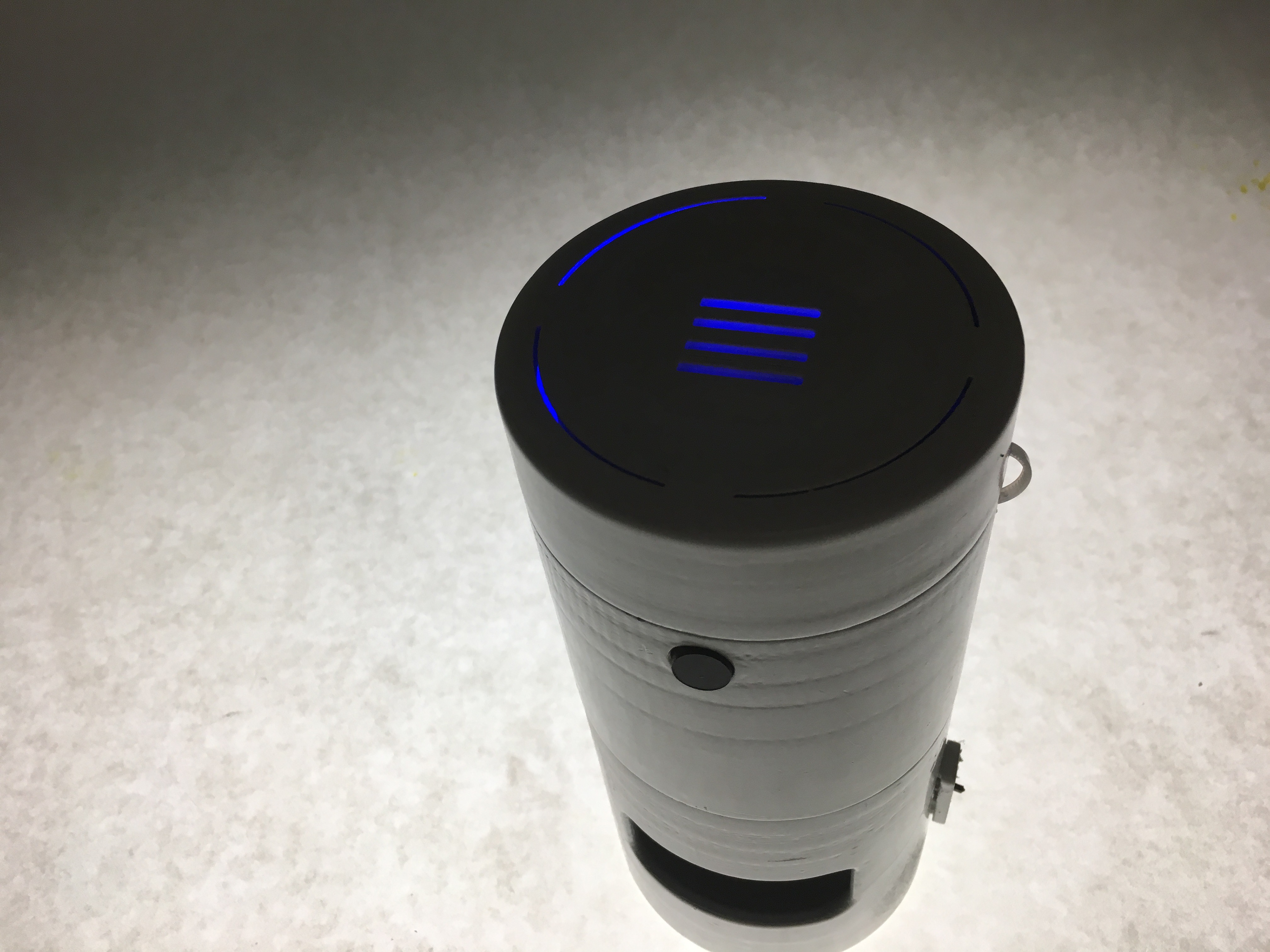 The dispenser on standby