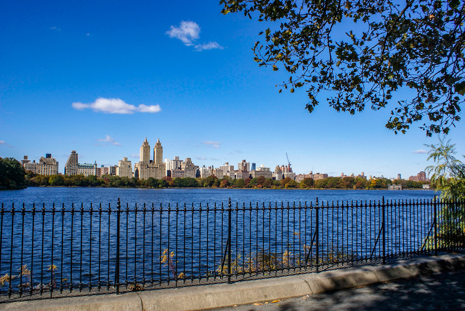Upper West Side across the Lake, Central Park, Manhattan