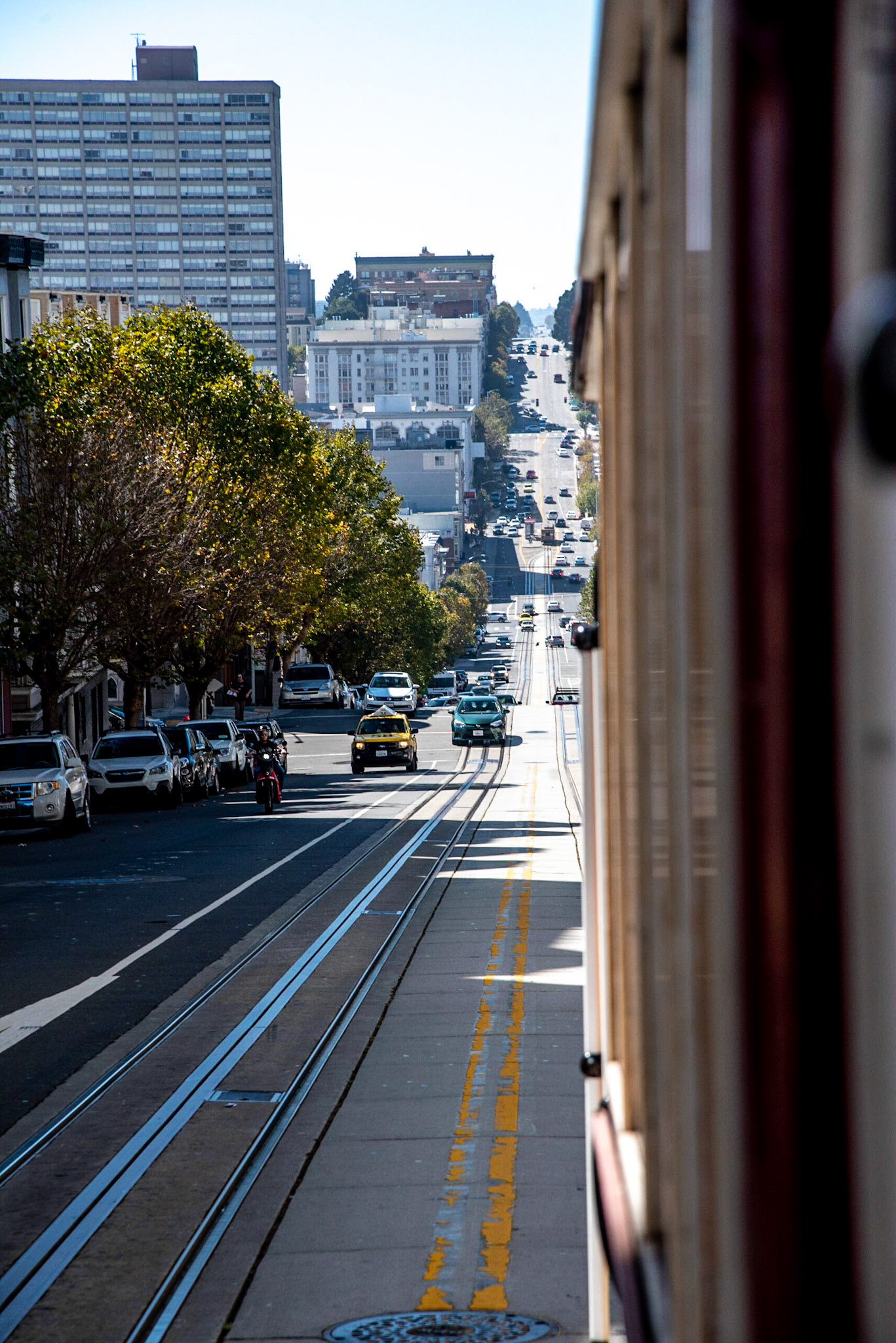 Riding the cable var! San Fransisco, California
