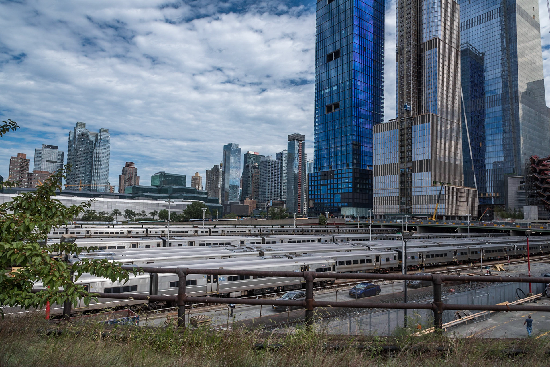 Hudson Marshalling yards, filling with passenger rolling stock - it was the weekend!