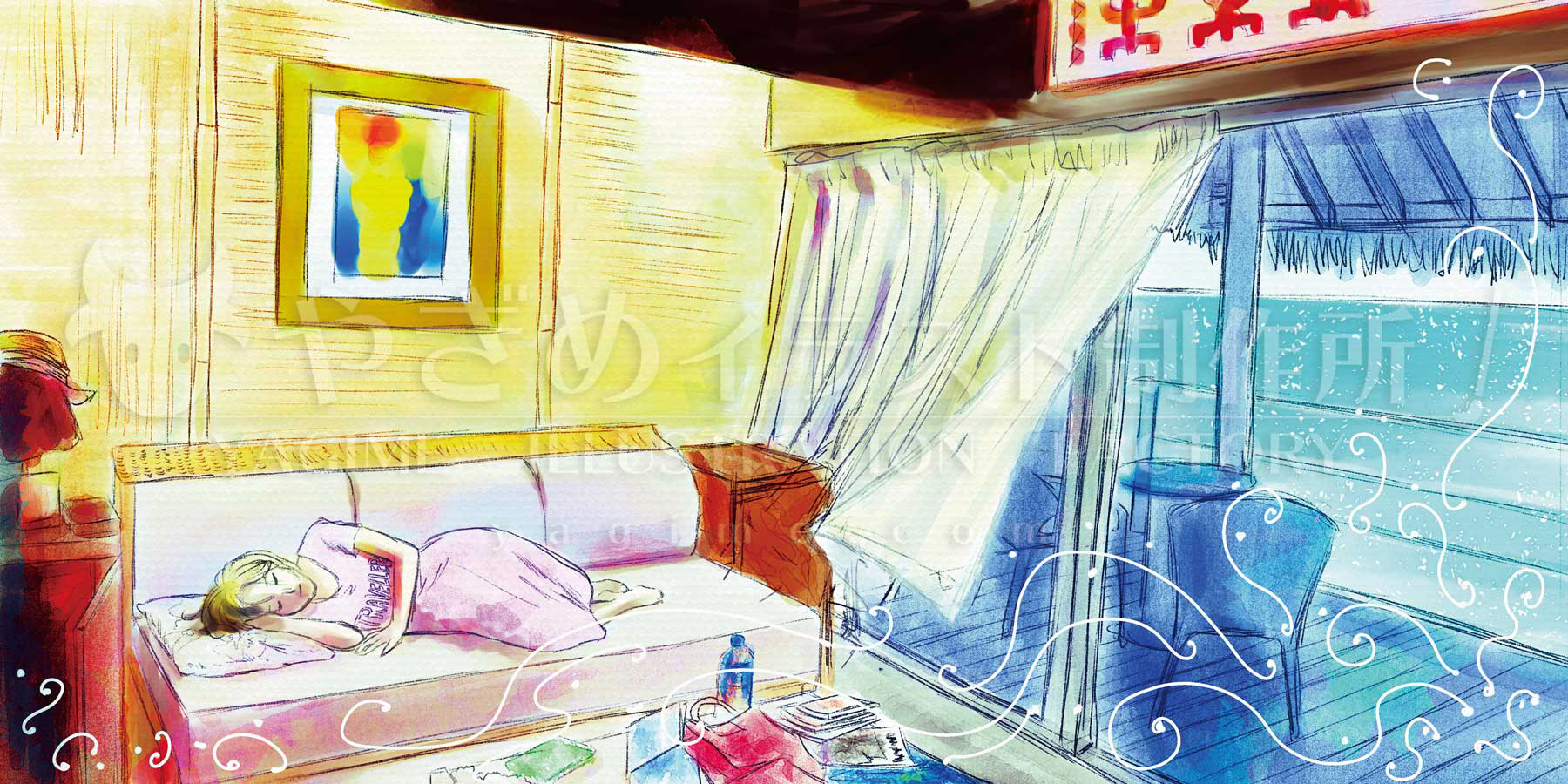 やぎめイラスト制作所 風景 建築 観光地イラスト キャラクターイラスト 入浴剤パッケージ Sample やぎめイラスト制作所 風景 建築 観光地イラスト キャラクターイラスト 入浴剤パッケージ Sample