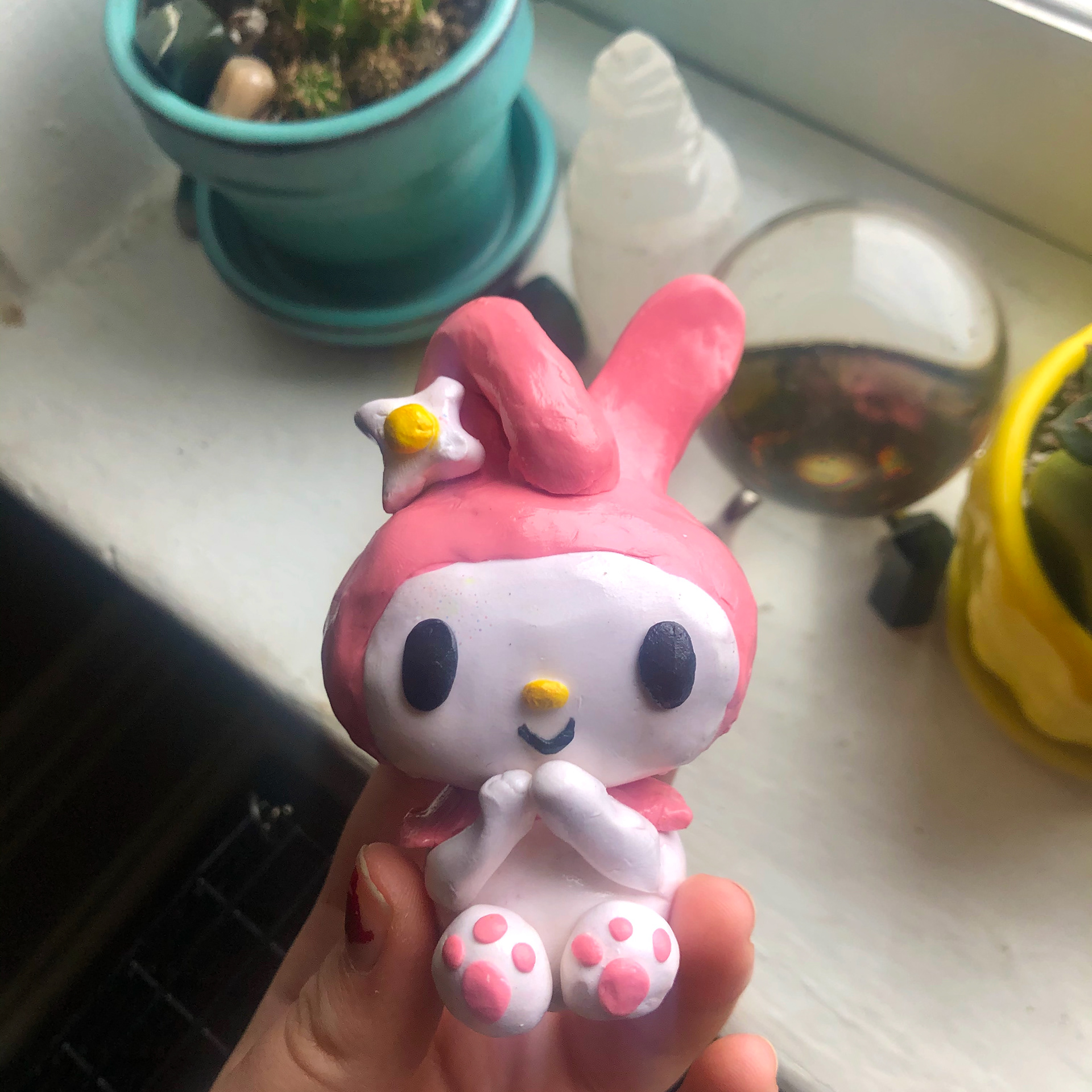 "My Melody", 2020, polymer clay