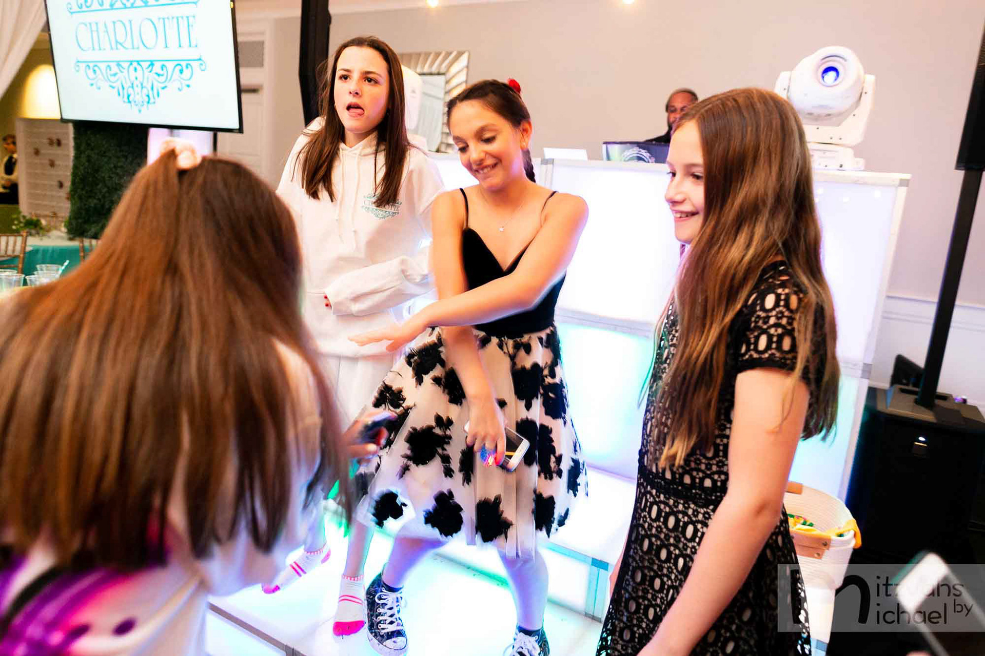 Charlotte's Bat Mitzvah havdalah service at Beth El and party at Woodmont Country Club January 18, 2019.