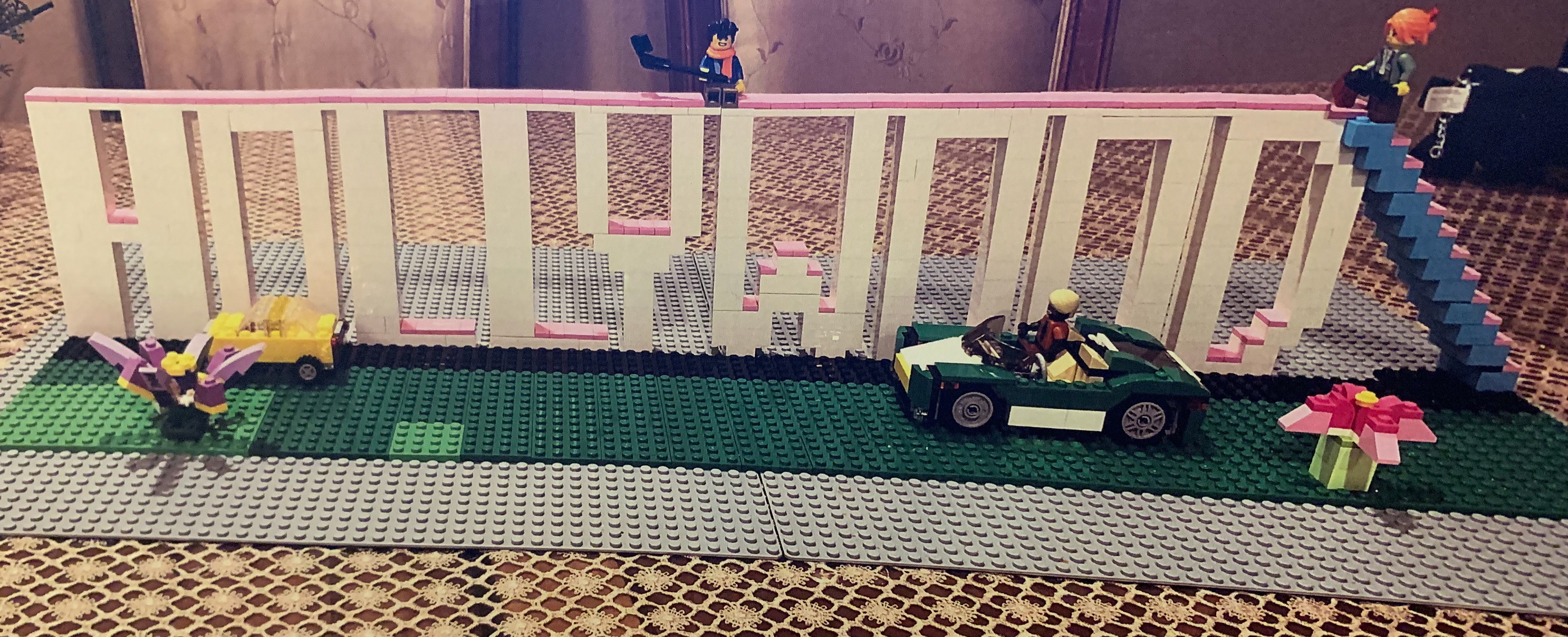 Interaction Signage made out of LEGOS