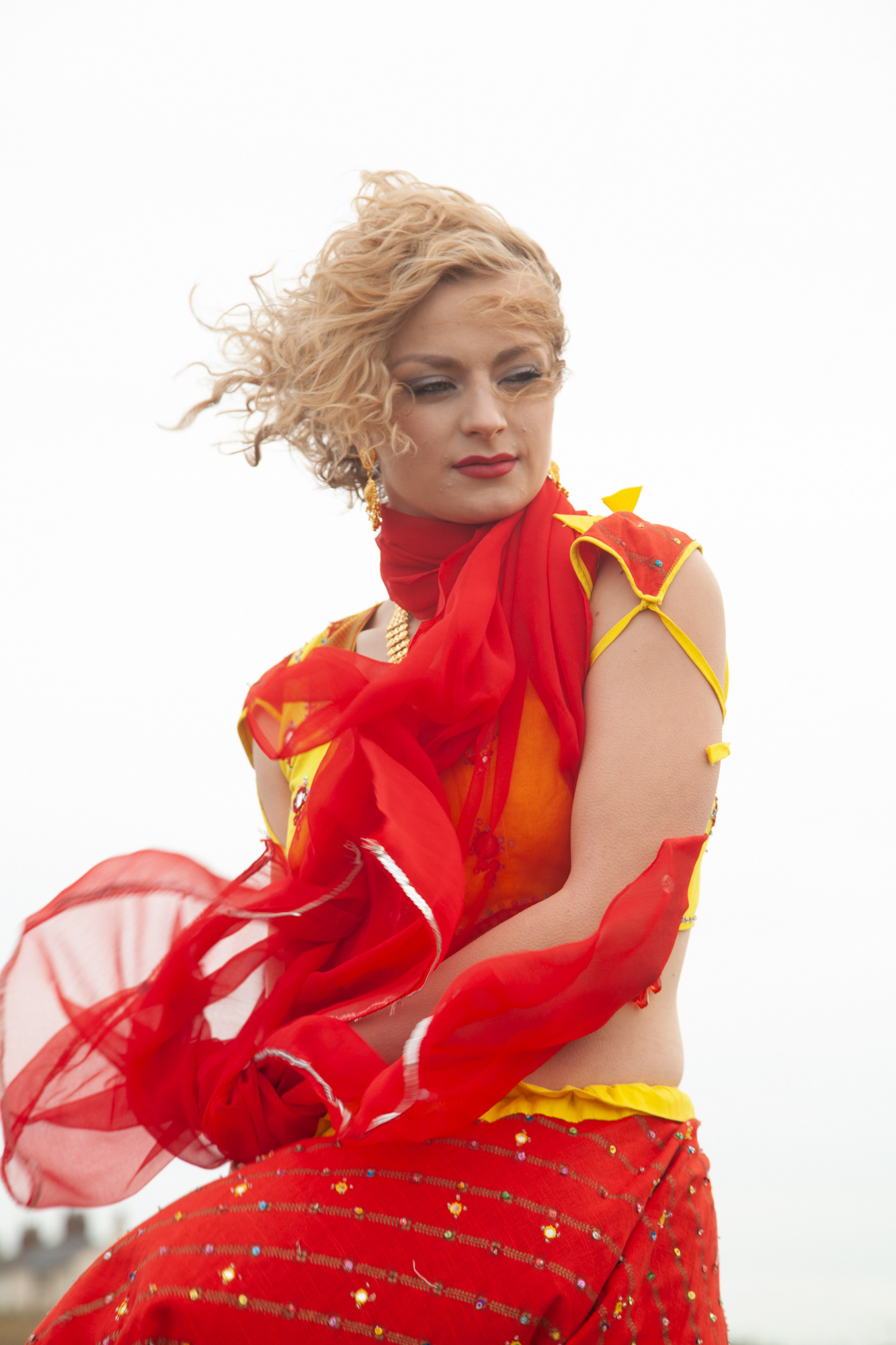 Shelley Eva Haden, Dancer, Saltburn beach
