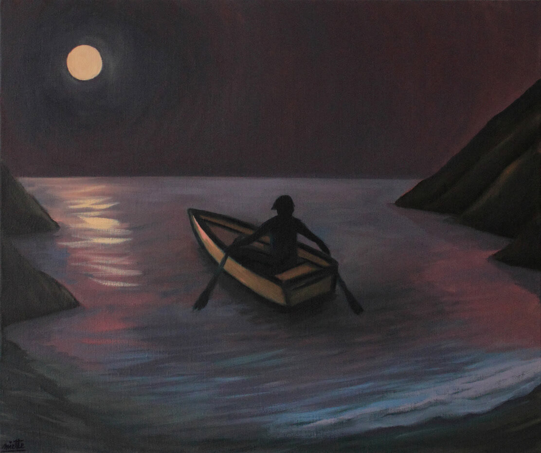 Départ au clair de lune