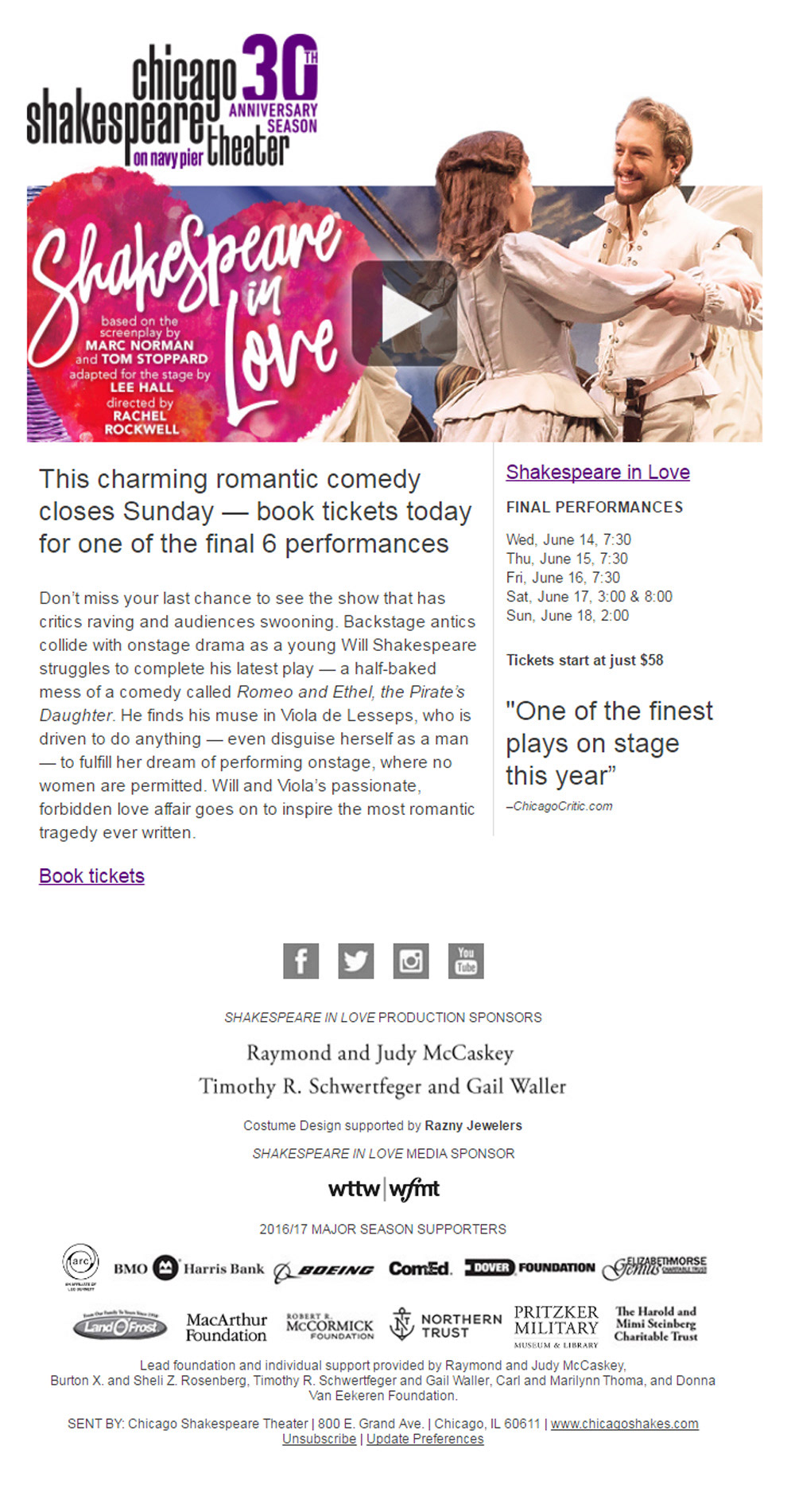 Shakespeare In Love SCR format ( side column right)