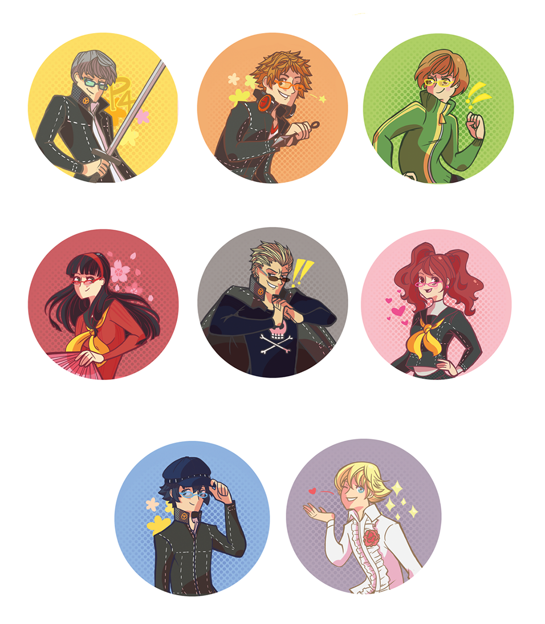 Persona 4 | Buttons