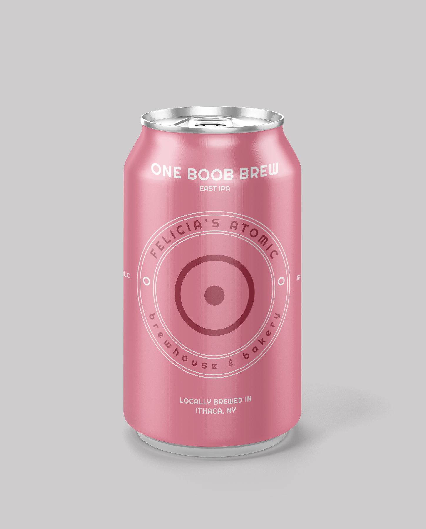 Specialty brew label design for Breast Cancer Awareness.